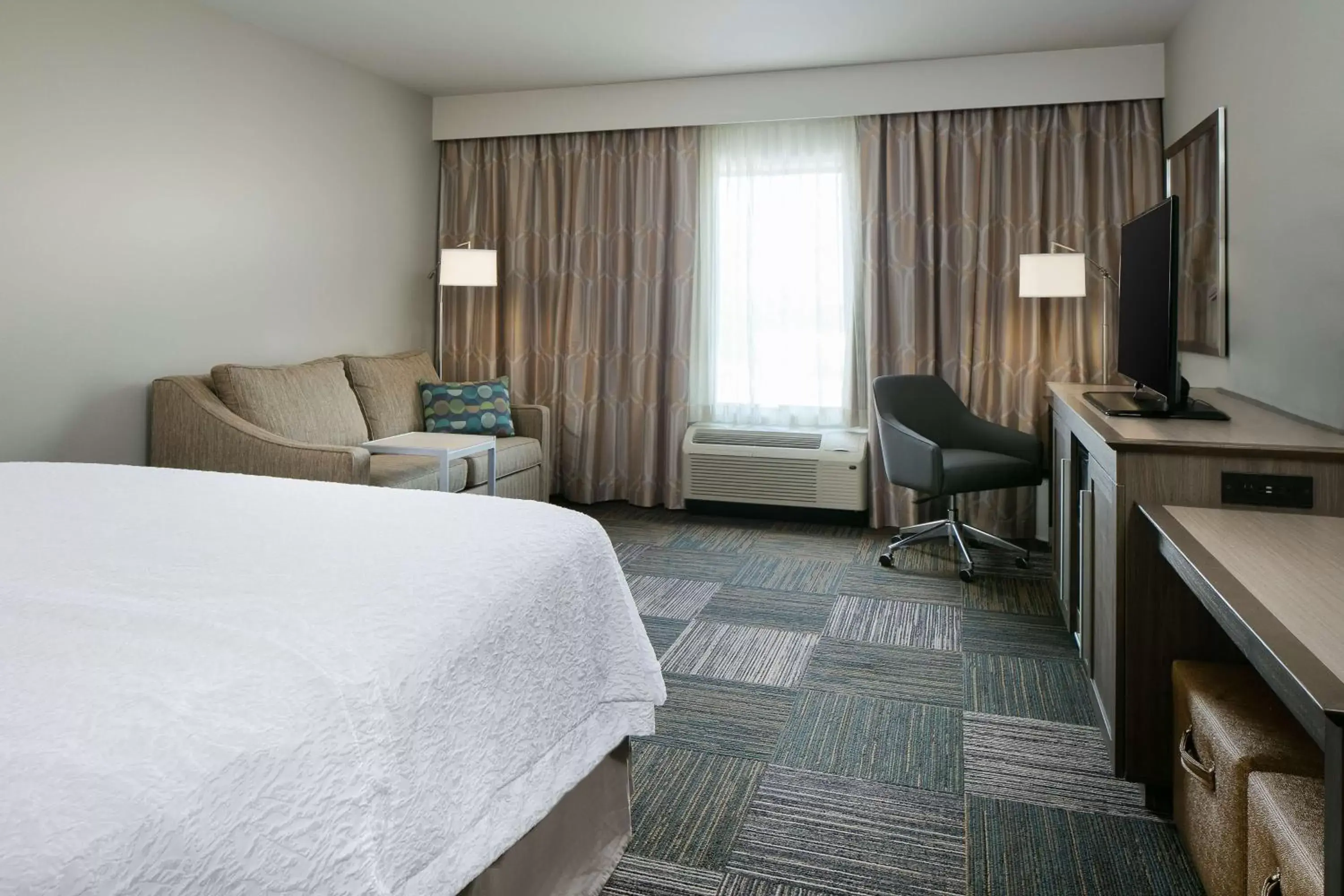 King Room with Sofa Bed - Hearing Access/Non-Smoking in Hampton Inn & Suites Mason City, IA