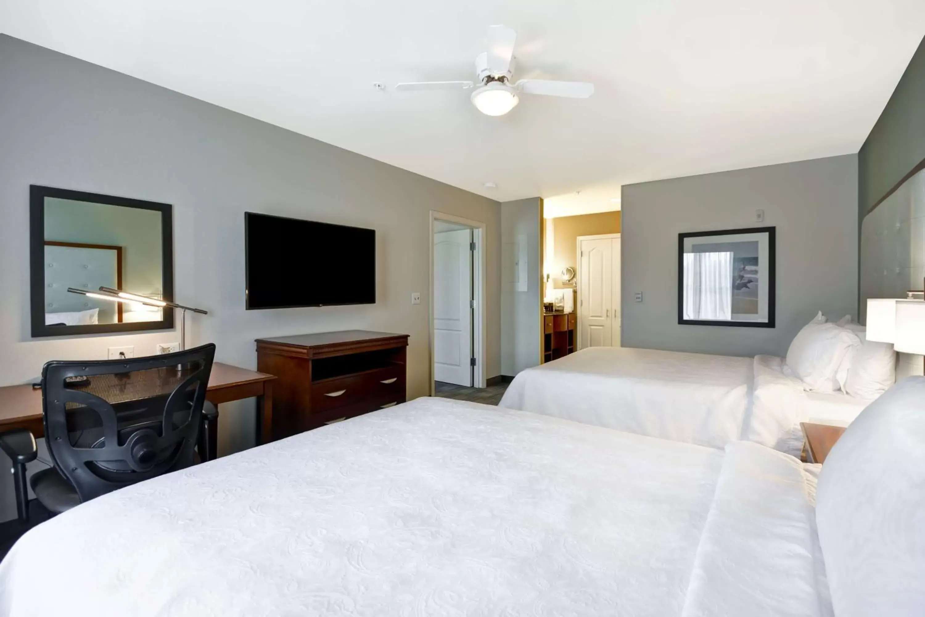Bedroom, Bed in Homewood Suites by Hilton Wilmington/Mayfaire, NC