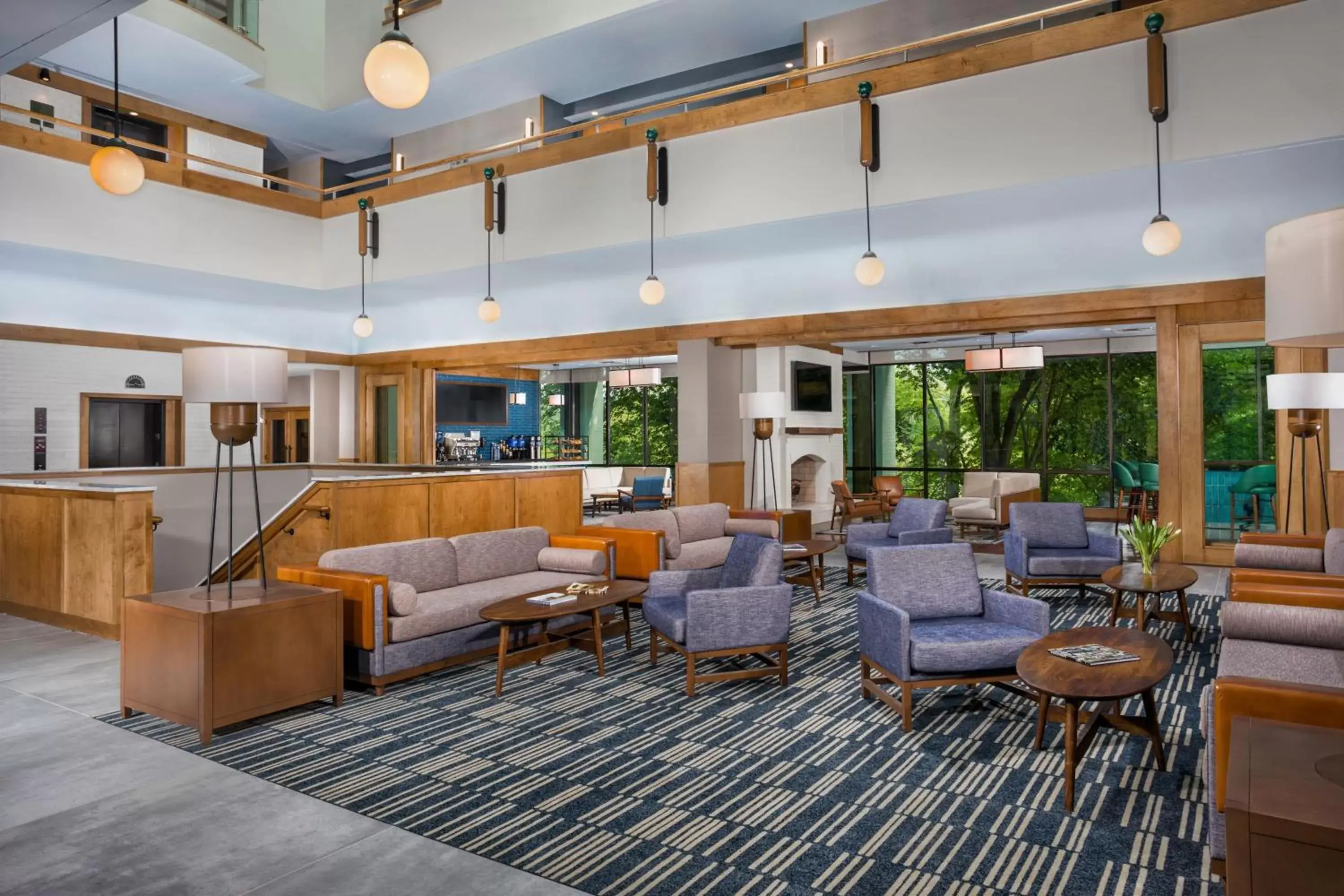 Lobby or reception, Lobby/Reception in Merriweather Lakehouse Hotel, Autograph Collection