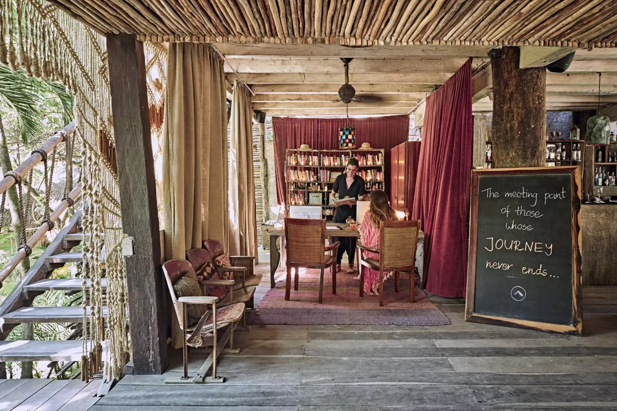 Lobby or reception in Nomade Tulum