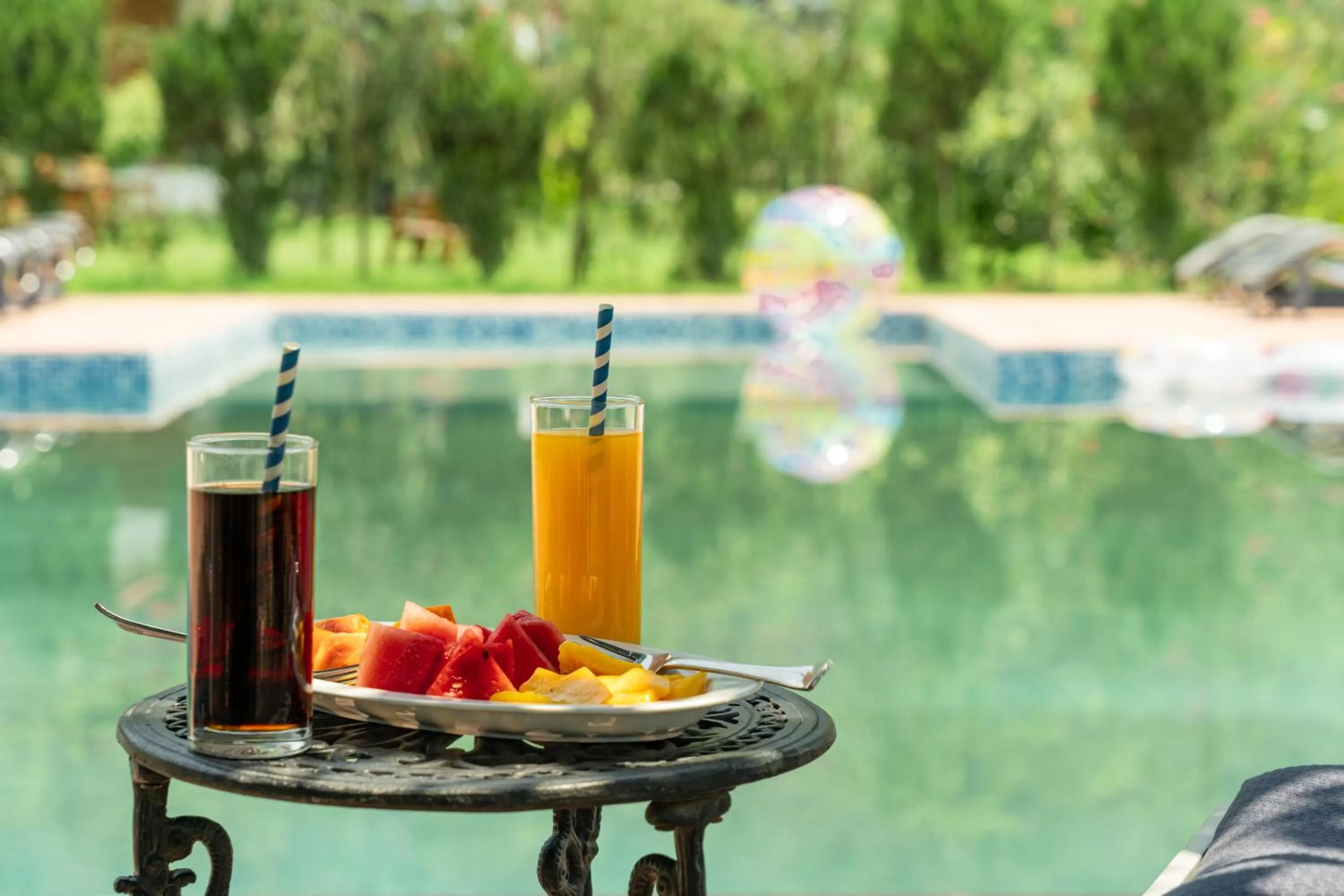 Pool view in Neer Ganga Resorts