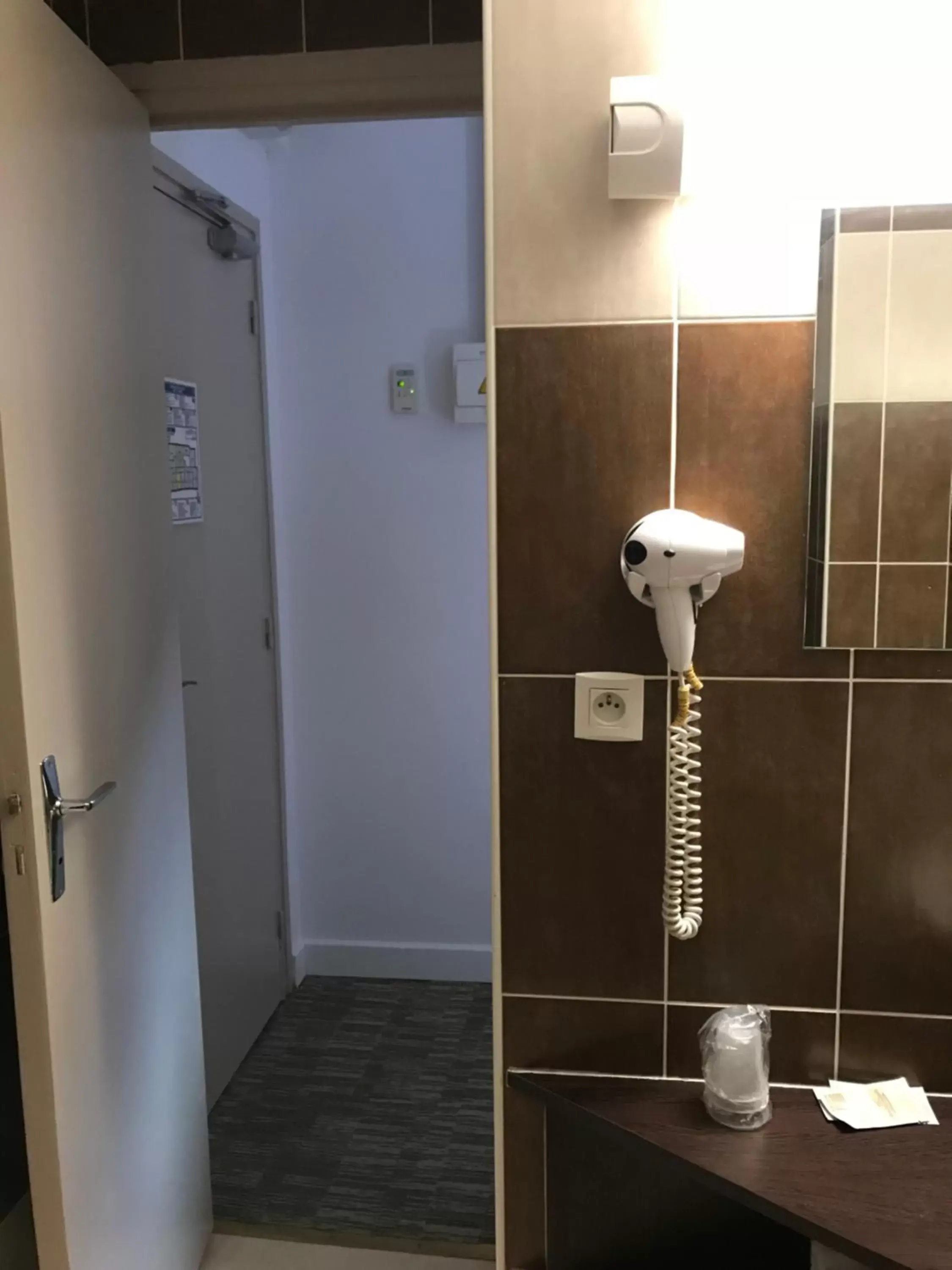 Bathroom in Hotel du Clocher
