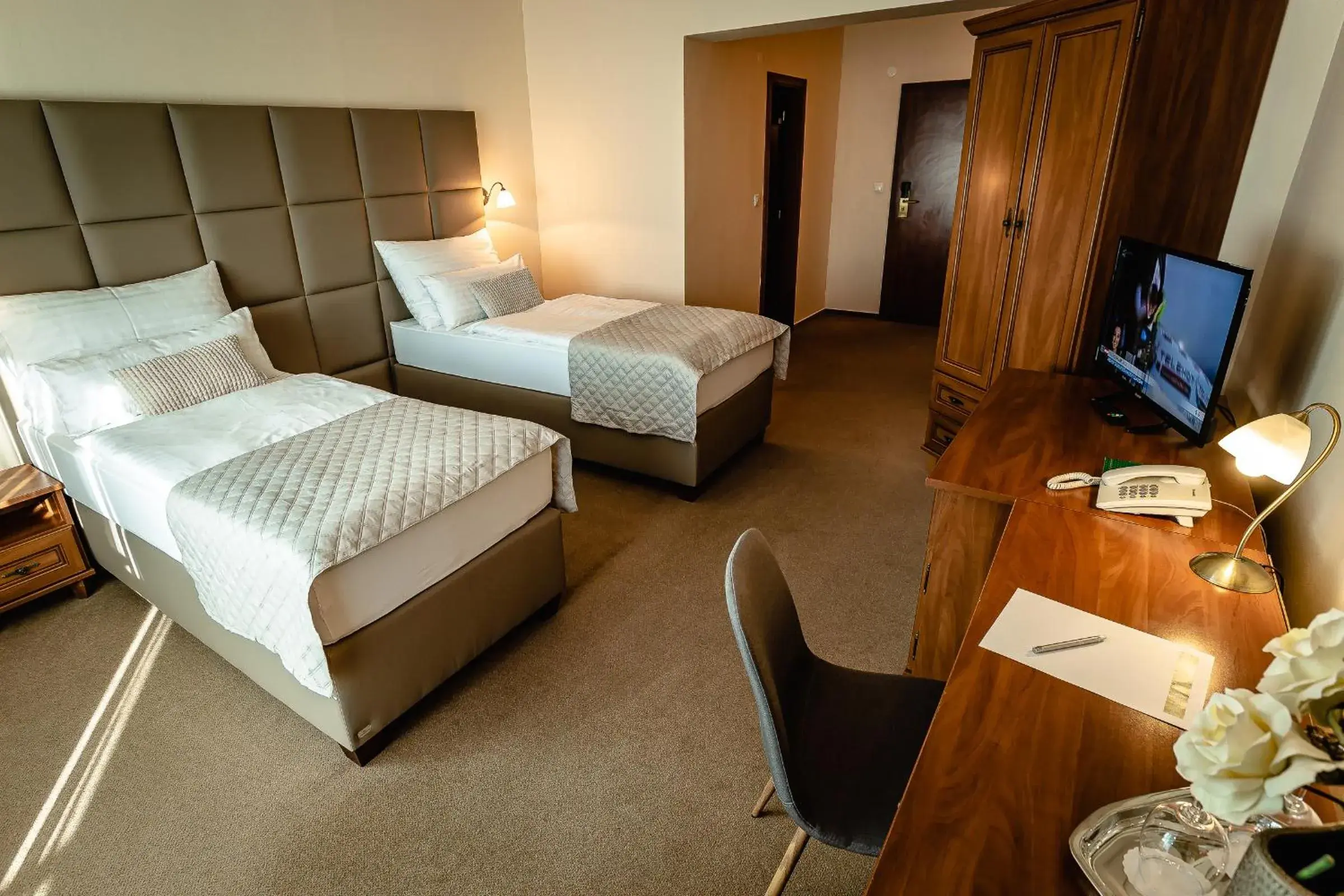 Bed in Hotel Dixon