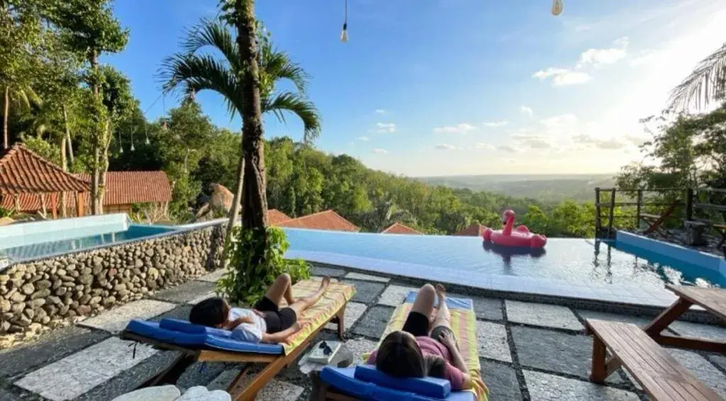 Pool view, Swimming Pool in Rajaklana Resort and Spa