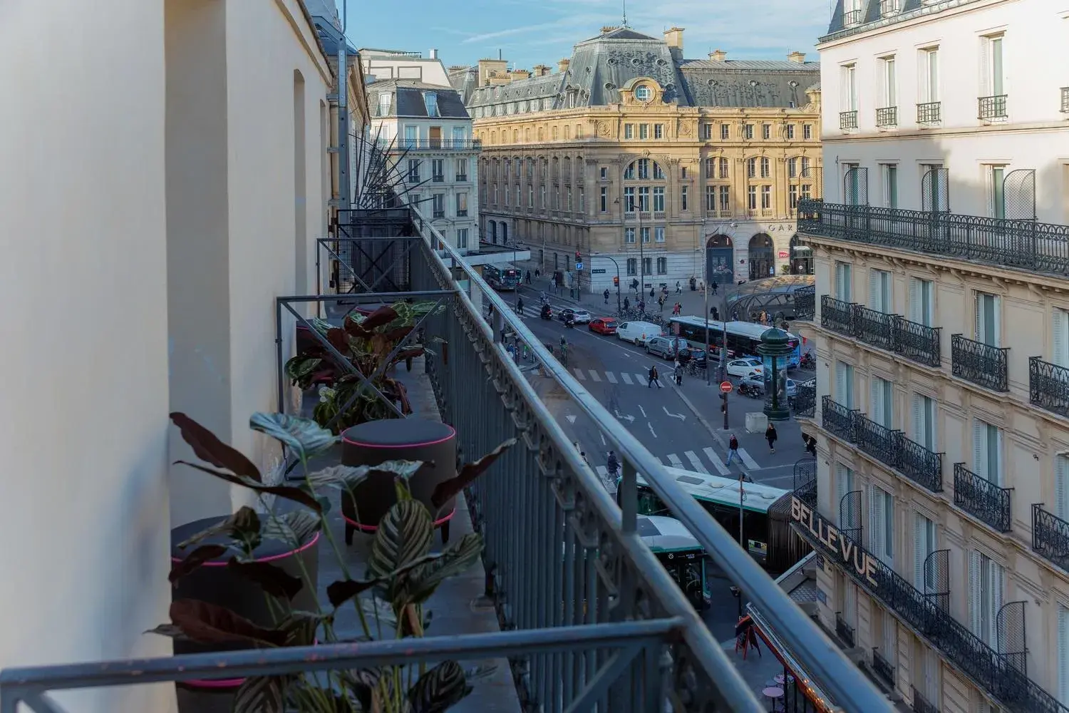 Balcony/Terrace in Hôtel Charing Cross