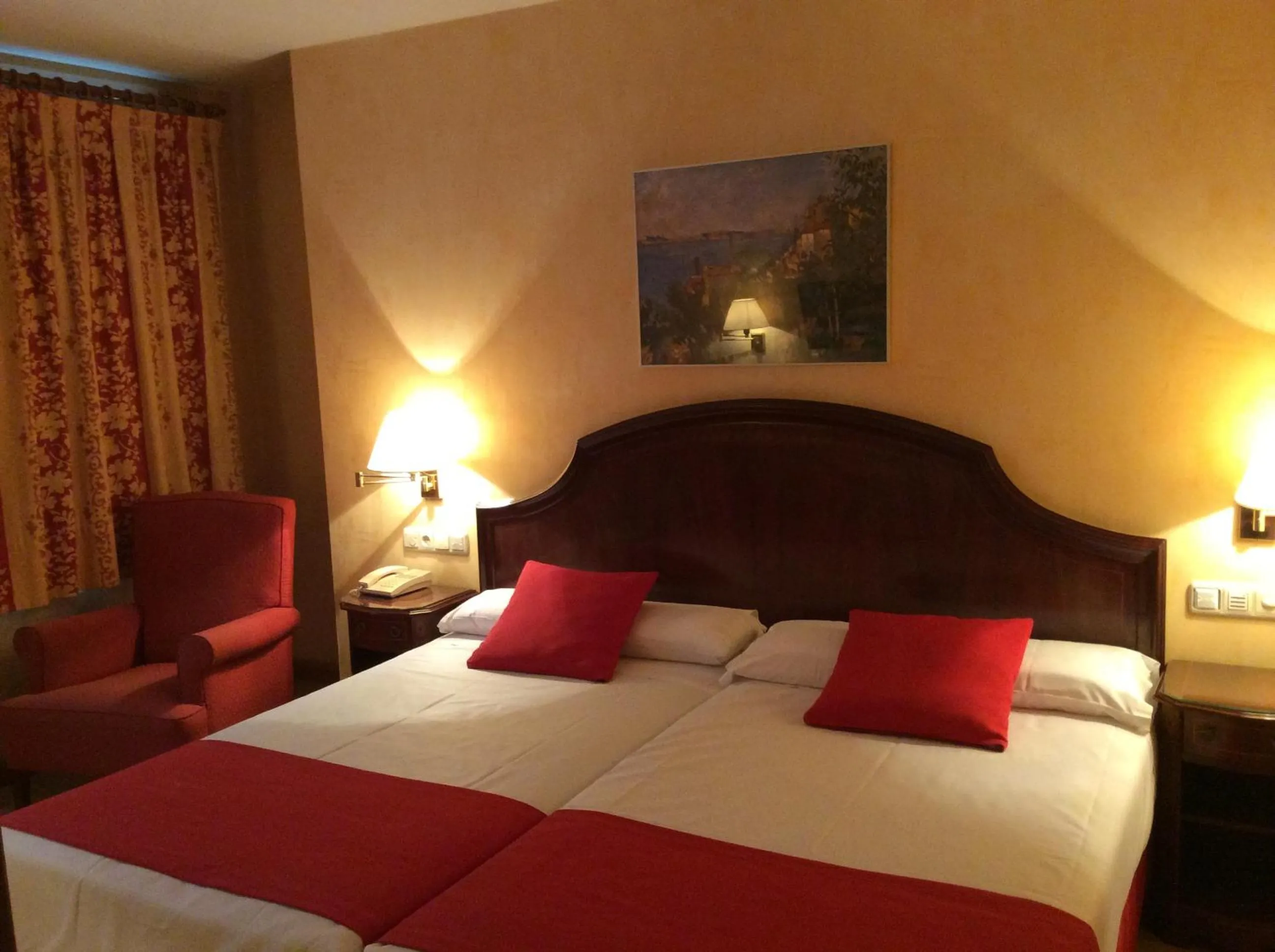 Bed in Hotel Cordón