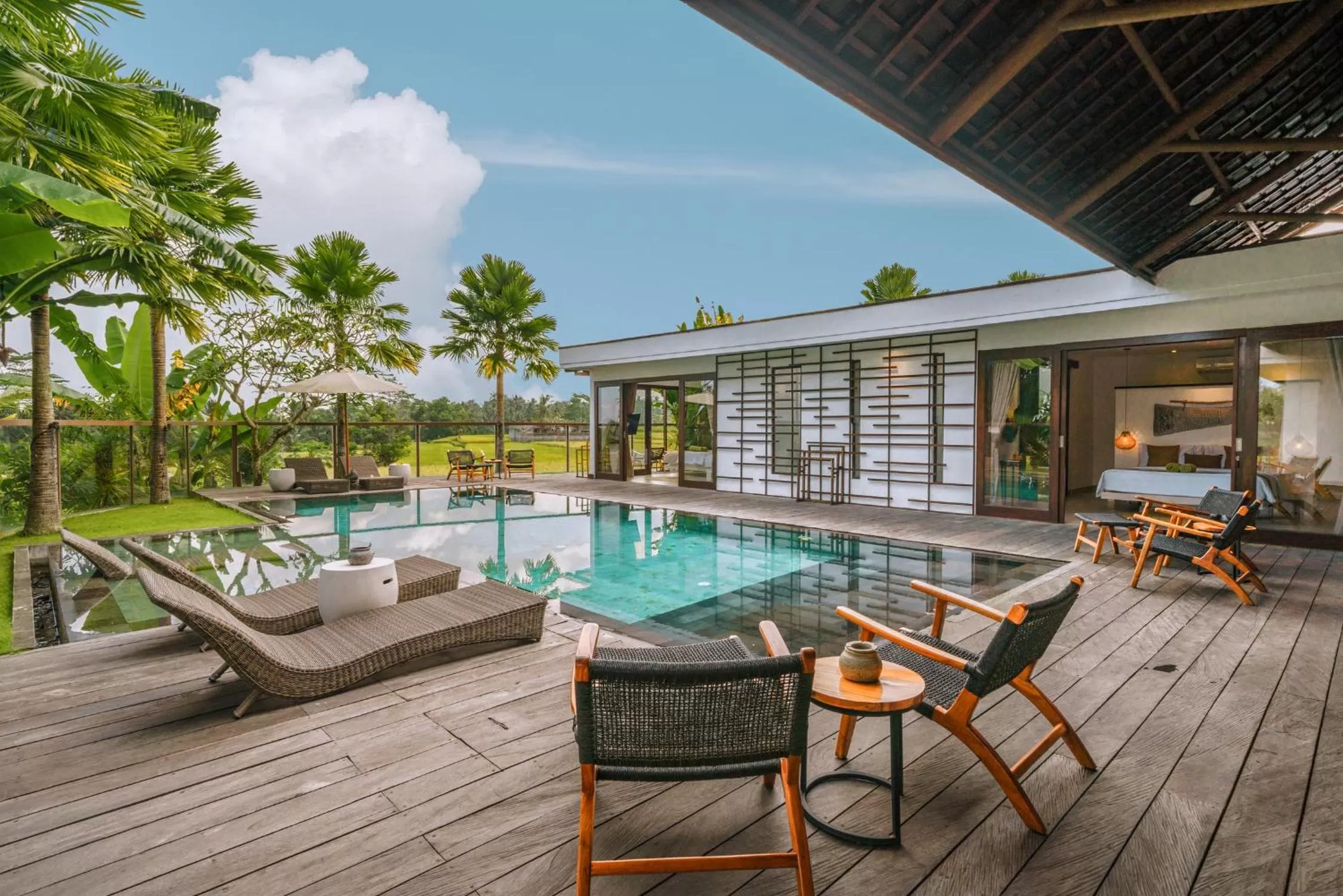 Five-Bedroom Royal Pool Villa Paddy View in K Club Ubud