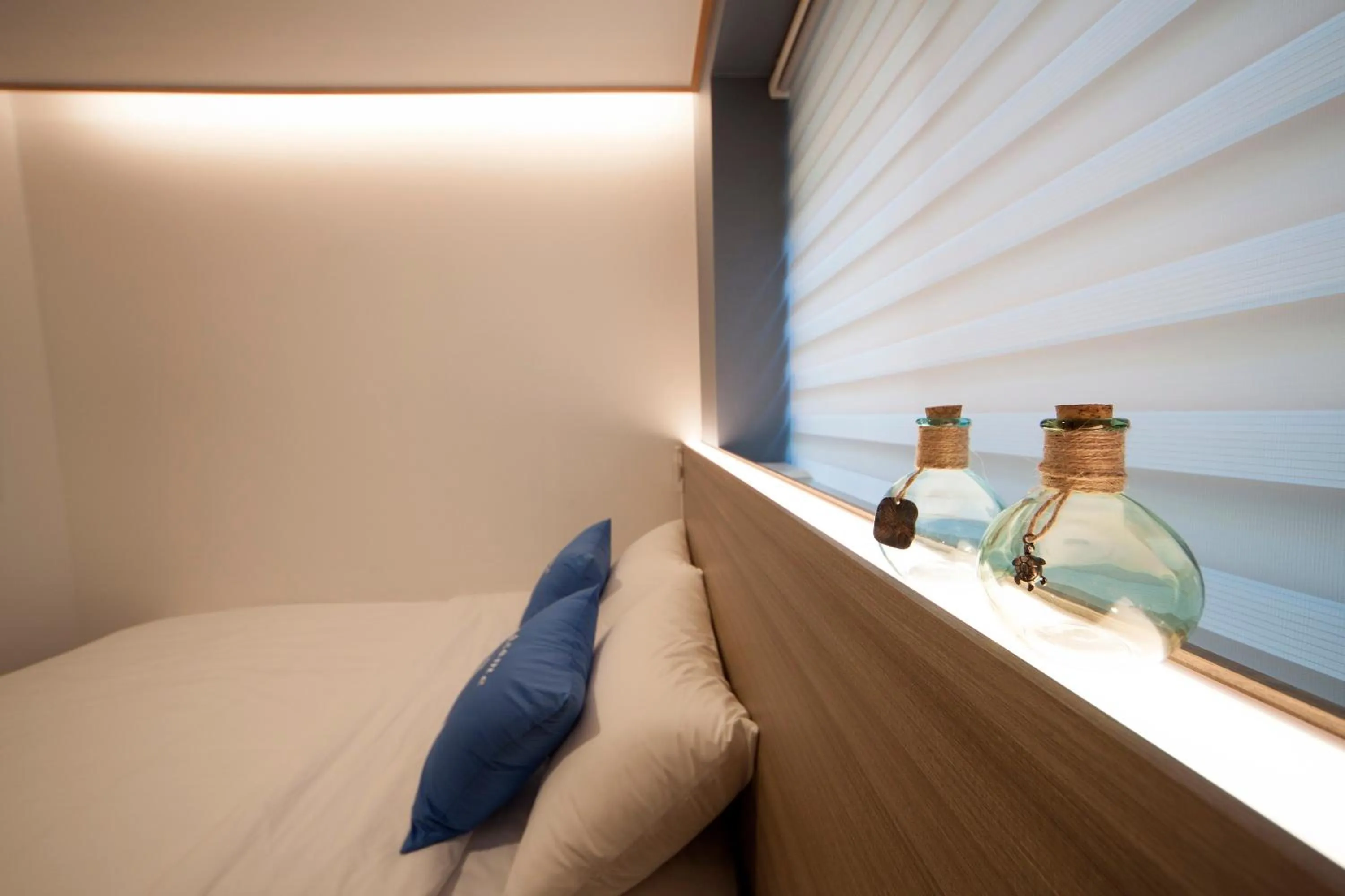 Bed in MAMA Guesthouse Haeundae