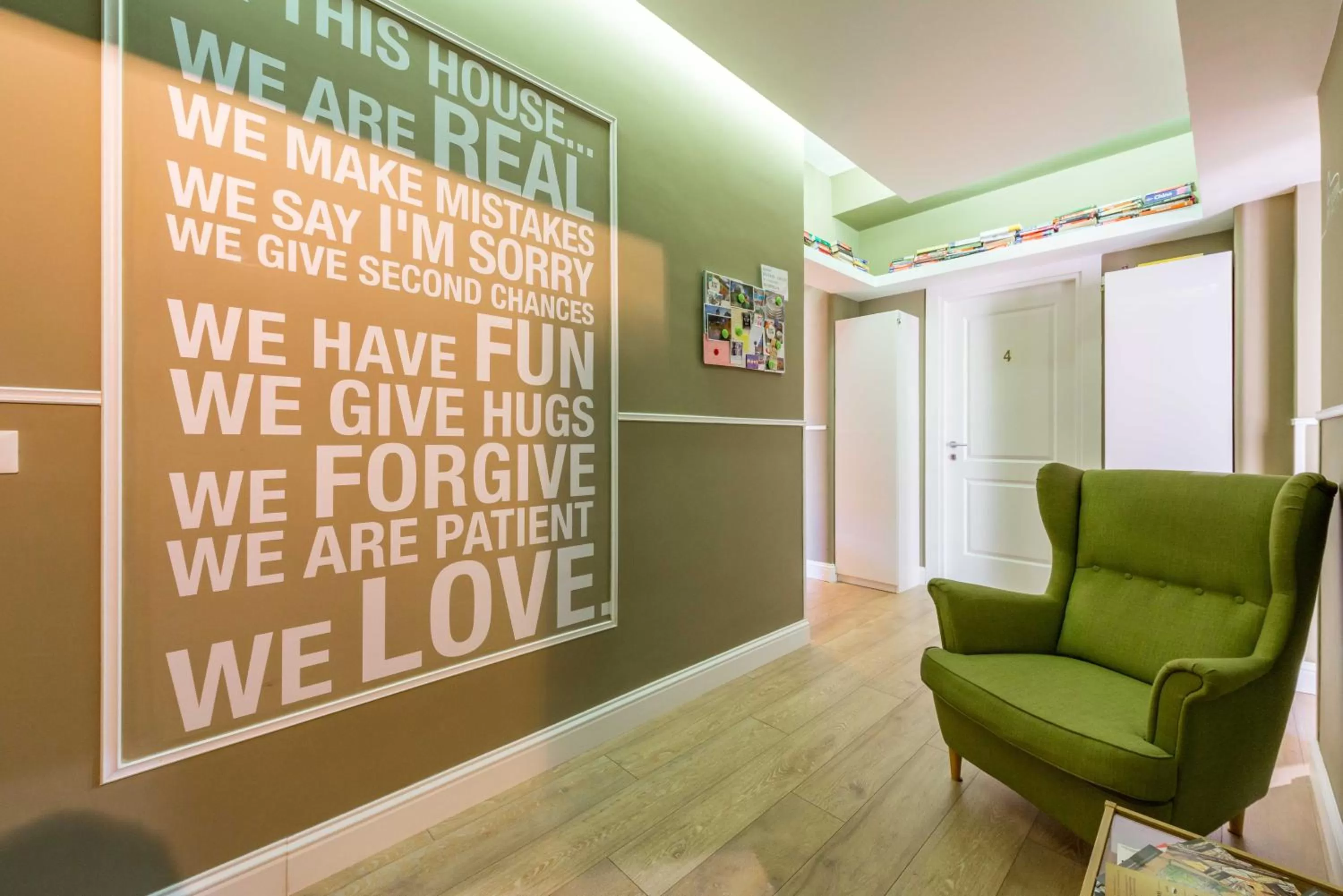 Lobby or reception in Un Attimo A Roma B&B