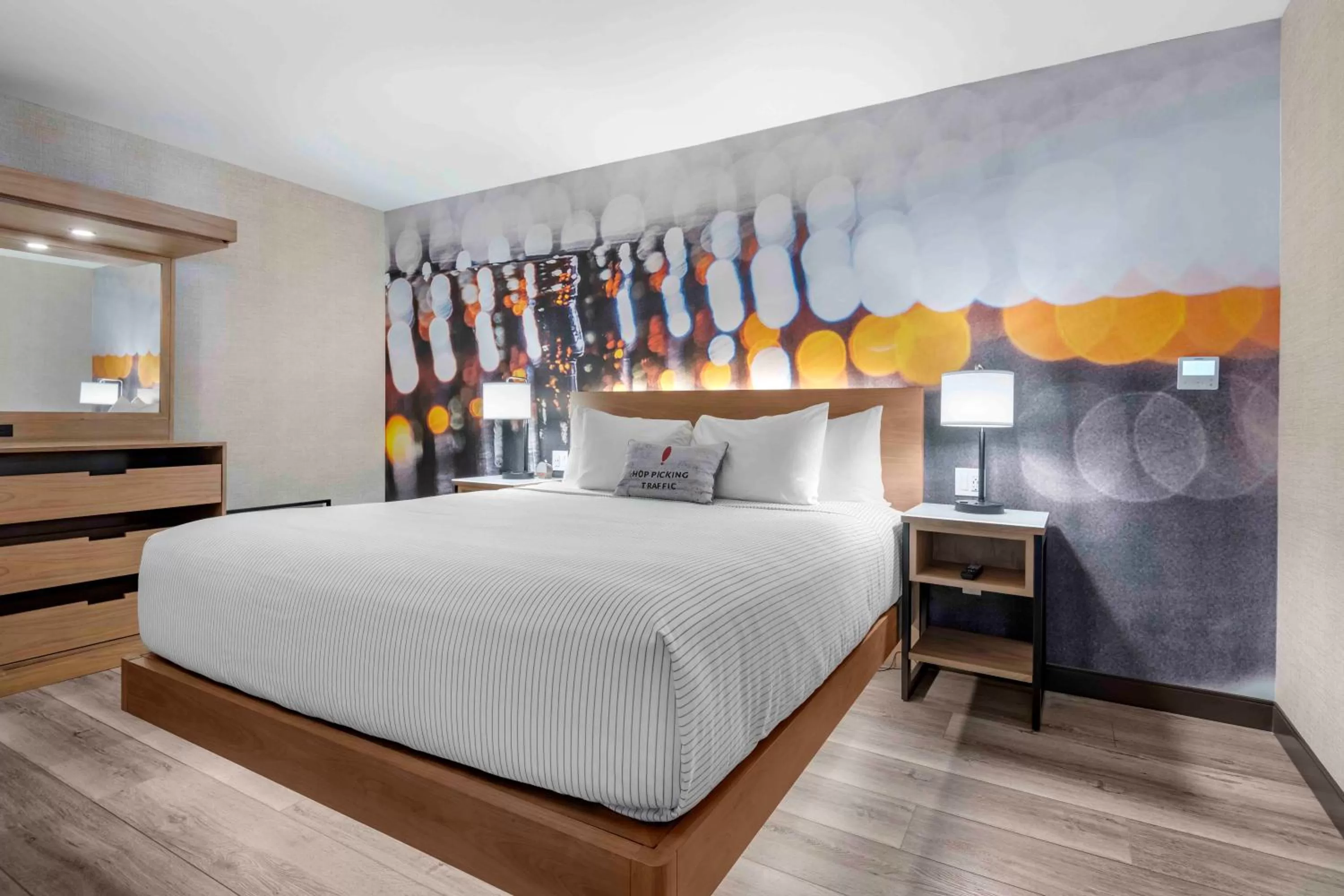 Bed in Cambria Hotel Portland Downtown Old Port