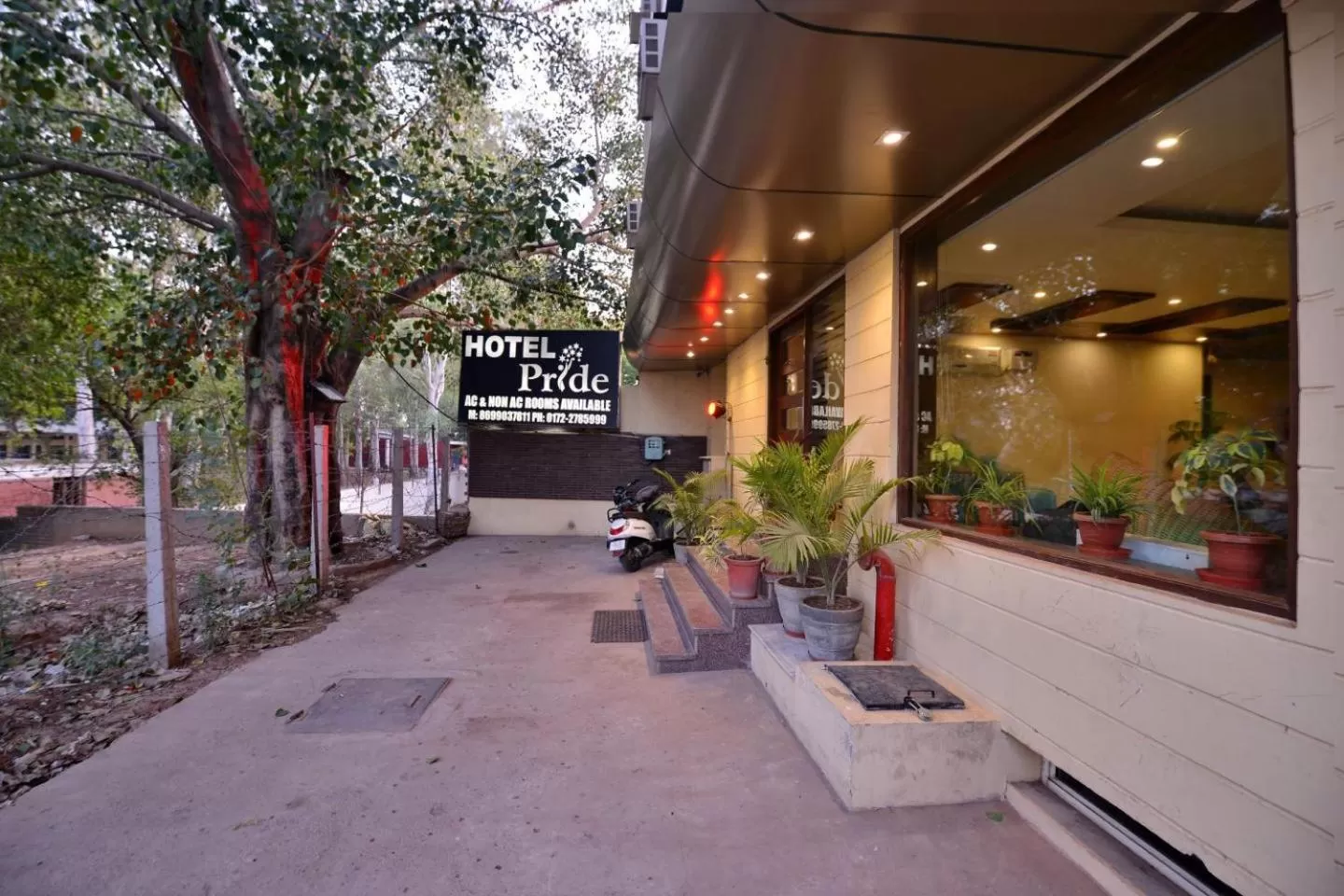 Property building in Hotel Pride