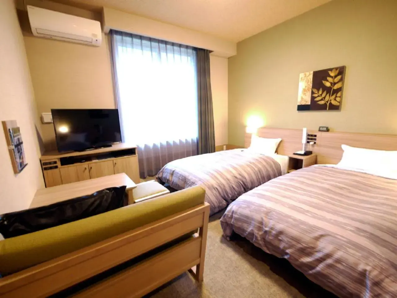 Photo of the whole room, Bed in Route Inn Grantia Fukuoka Miyawaka - Wakita Onsen