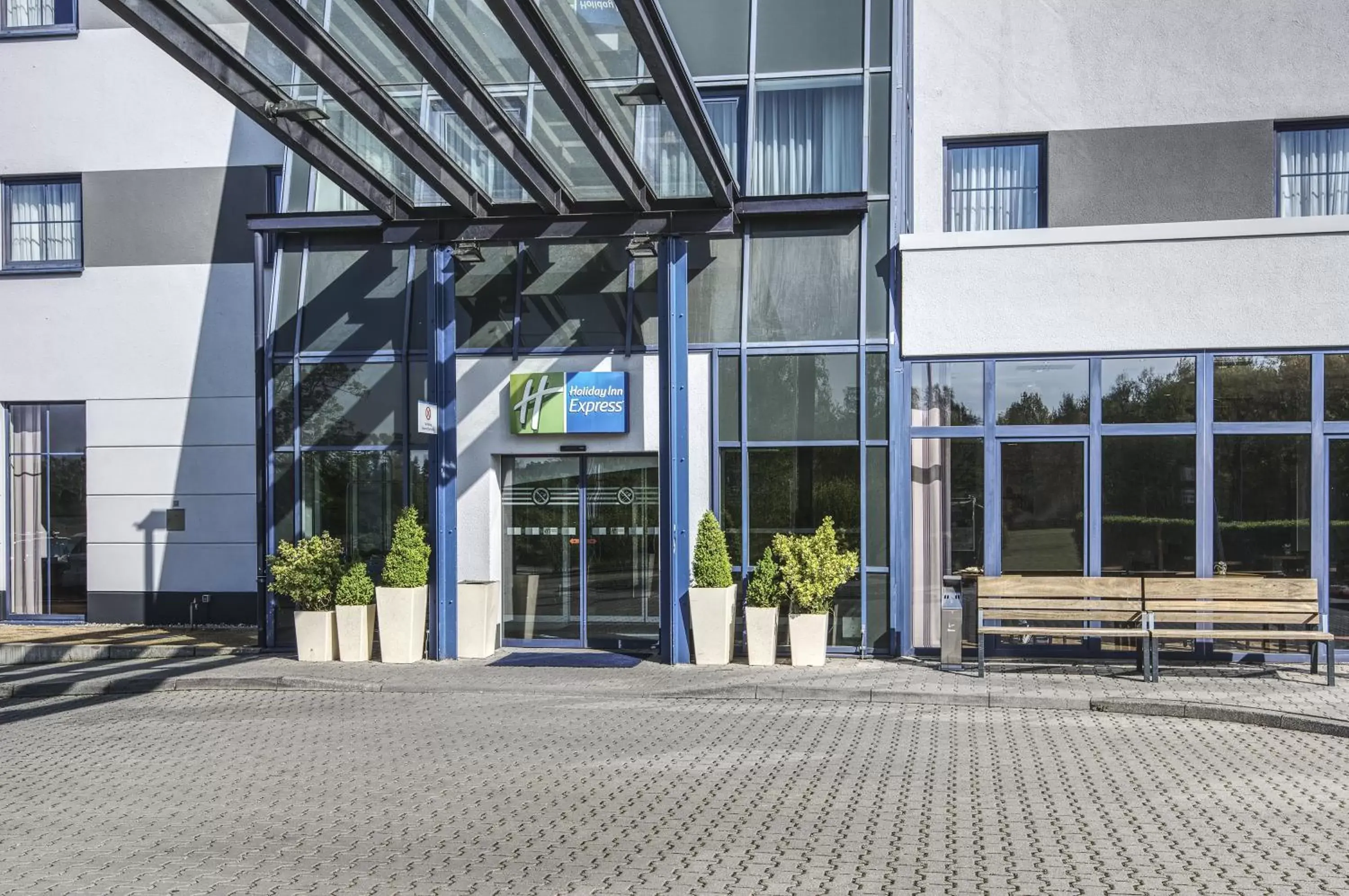 Property building in Holiday Inn Express Frankfurt Airport, an IHG Hotel