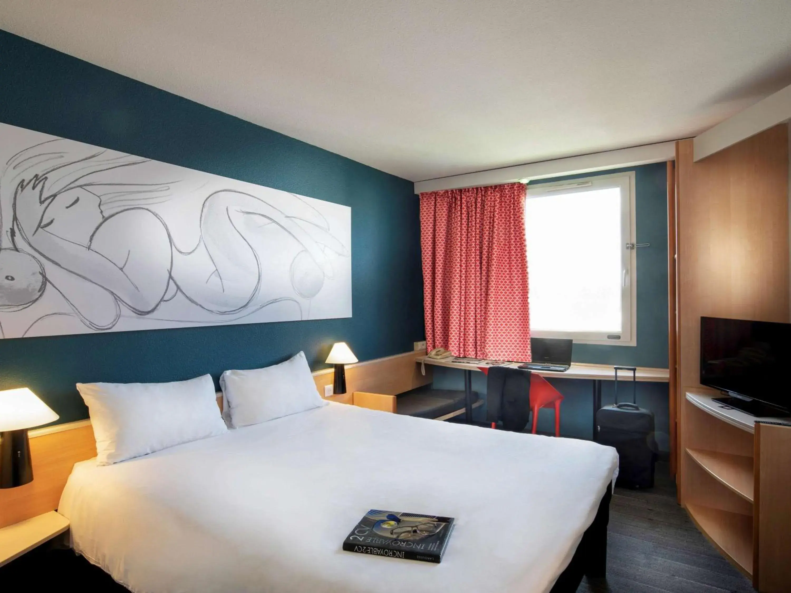 Photo of the whole room, Bed in ibis Thionville Porte du Luxembourg