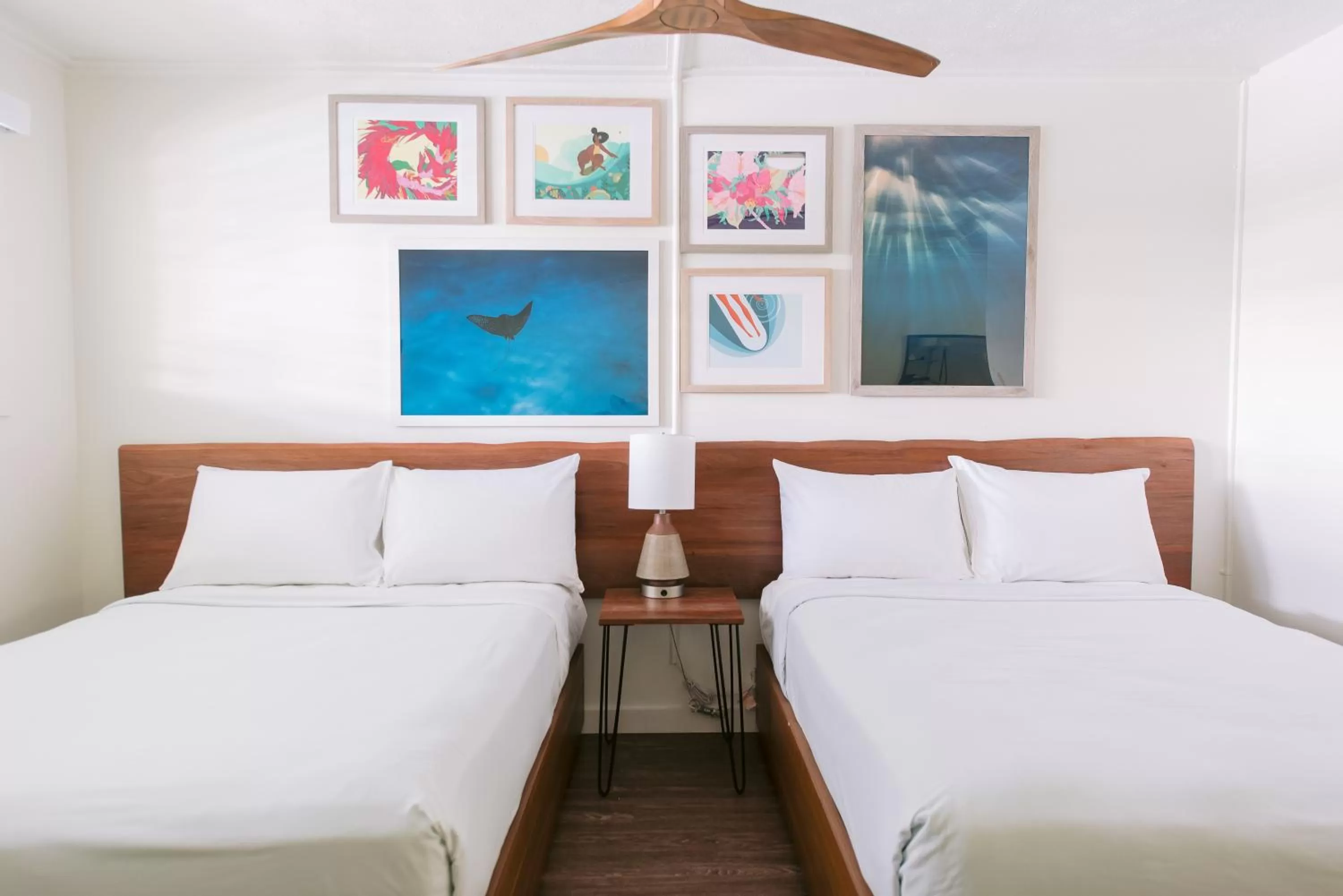 Bed in SCP Hilo Hotel