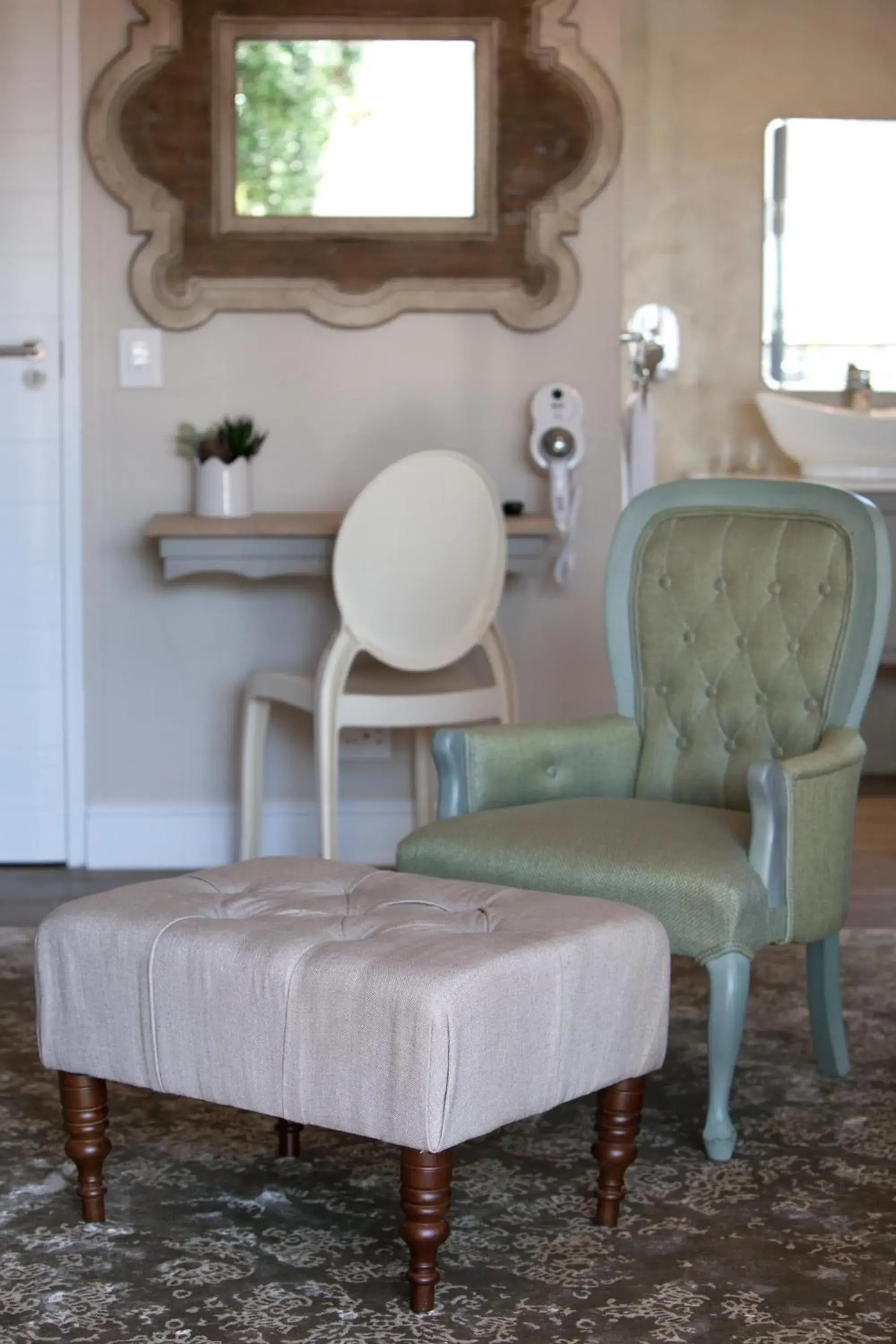 Decorative detail, Seating Area in Hermanus Boutique Guest House