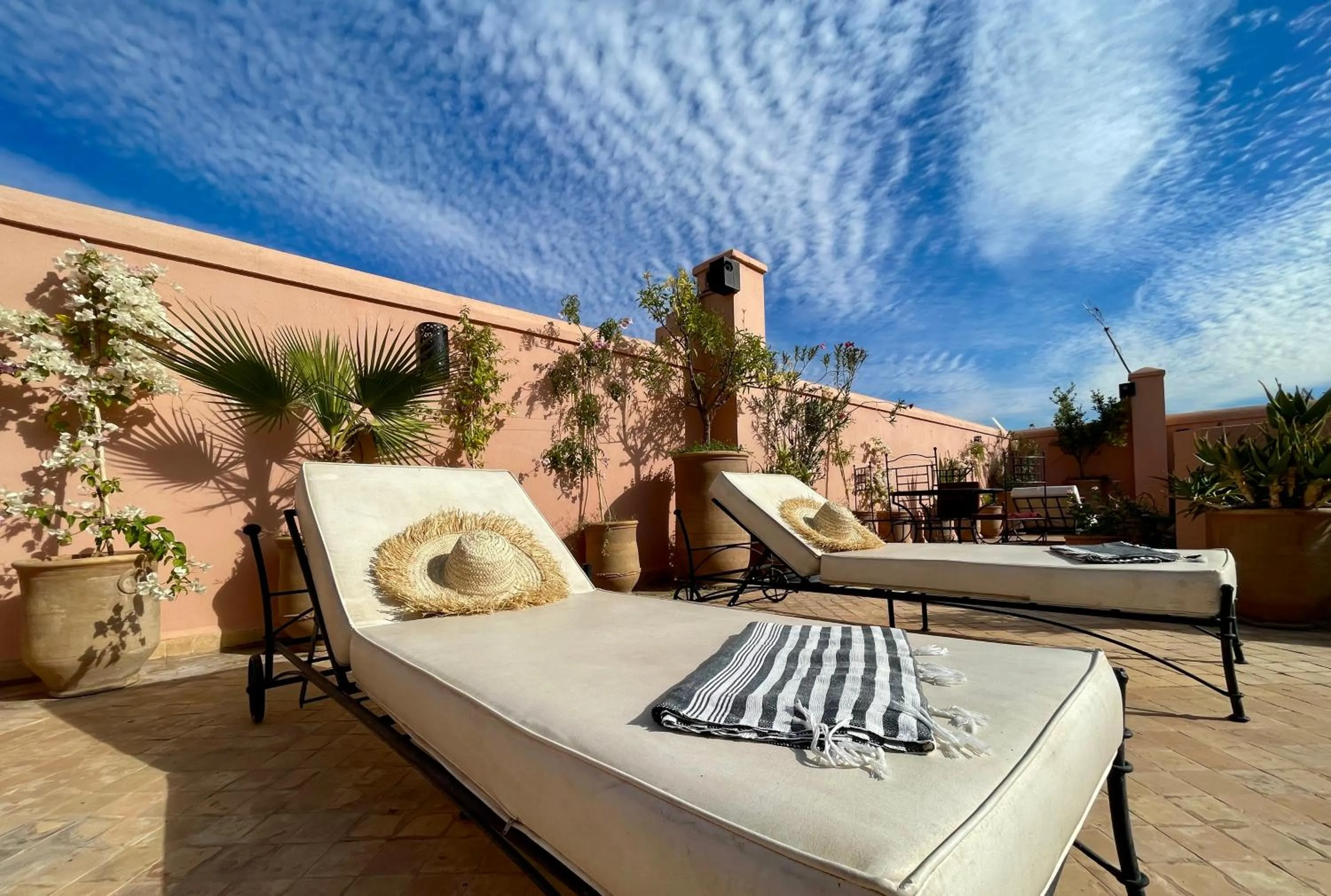 Balcony/Terrace in Riad Dar Foundouk and Spa