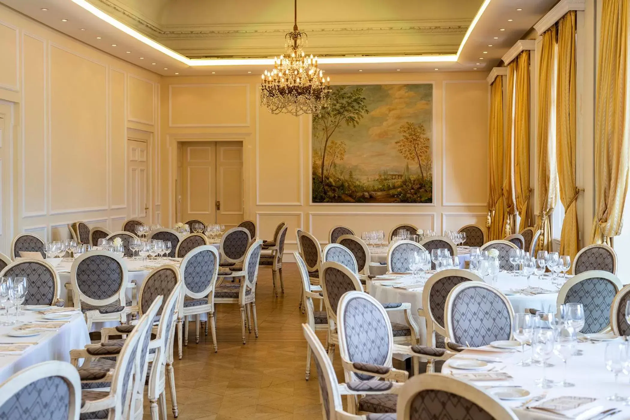 Meeting/conference room, Restaurant/Places to Eat in Villa Principe Leopoldo - Ticino Hotels Group