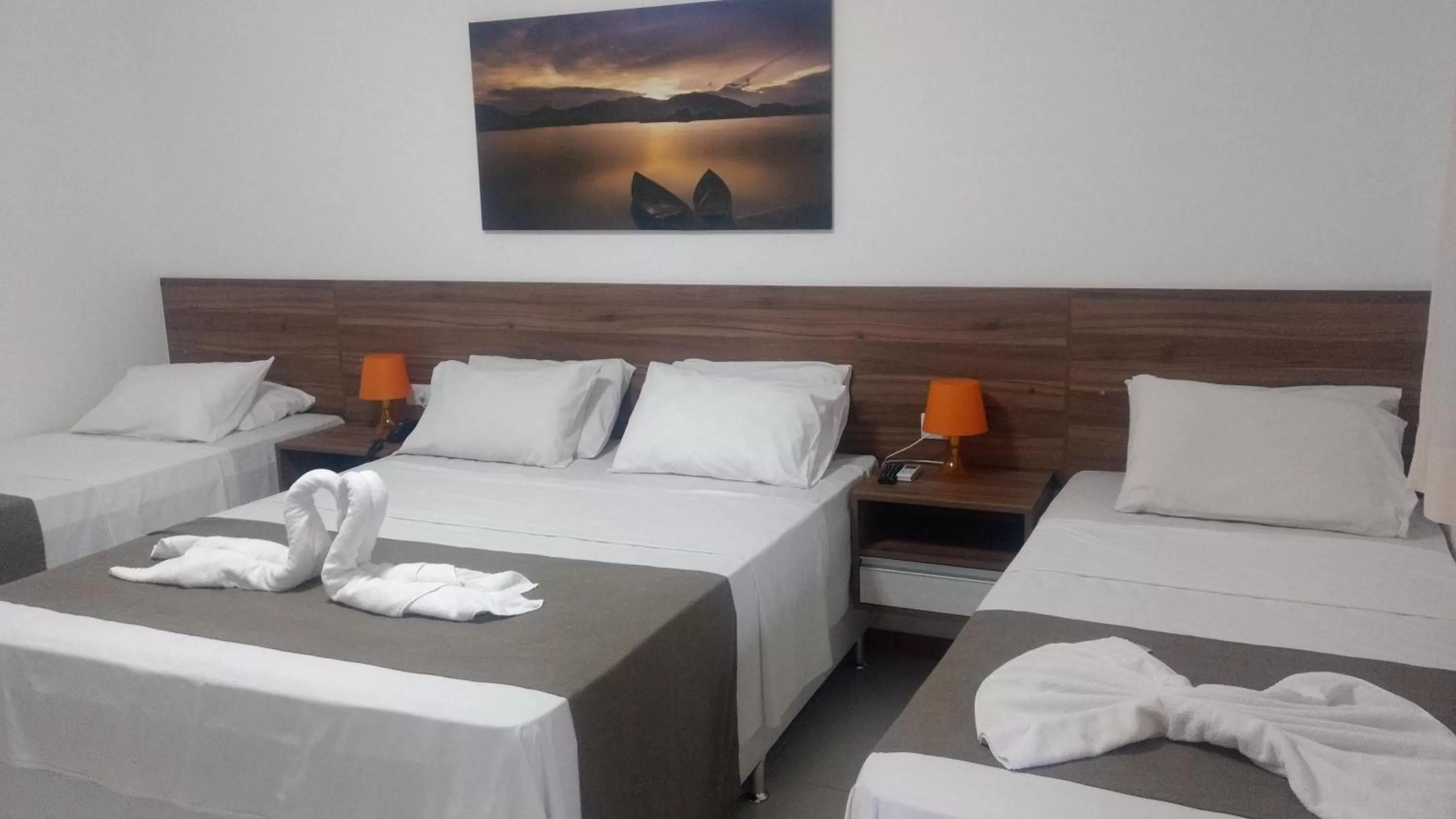 Bed in Hotel Pousada Salvador Paradise