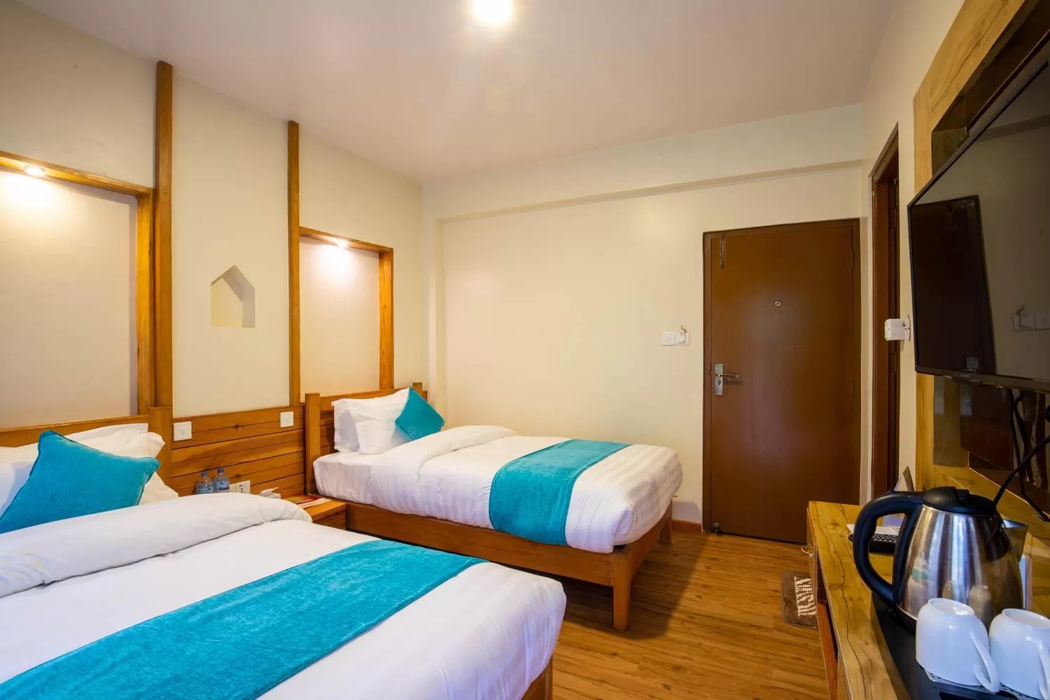 Bed in Hotel Himalayan Glacier