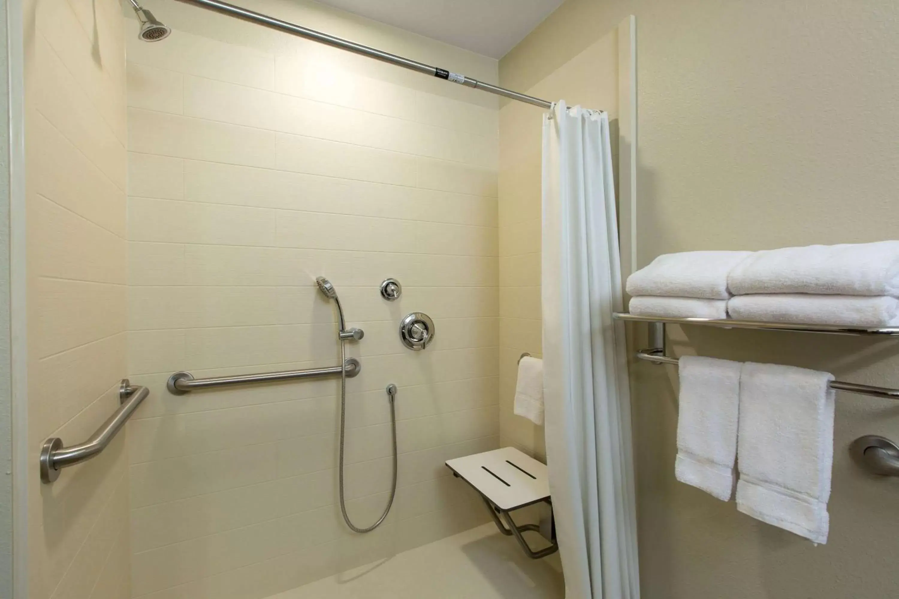 Shower, Bathroom in AmericInn by Wyndham Merrill