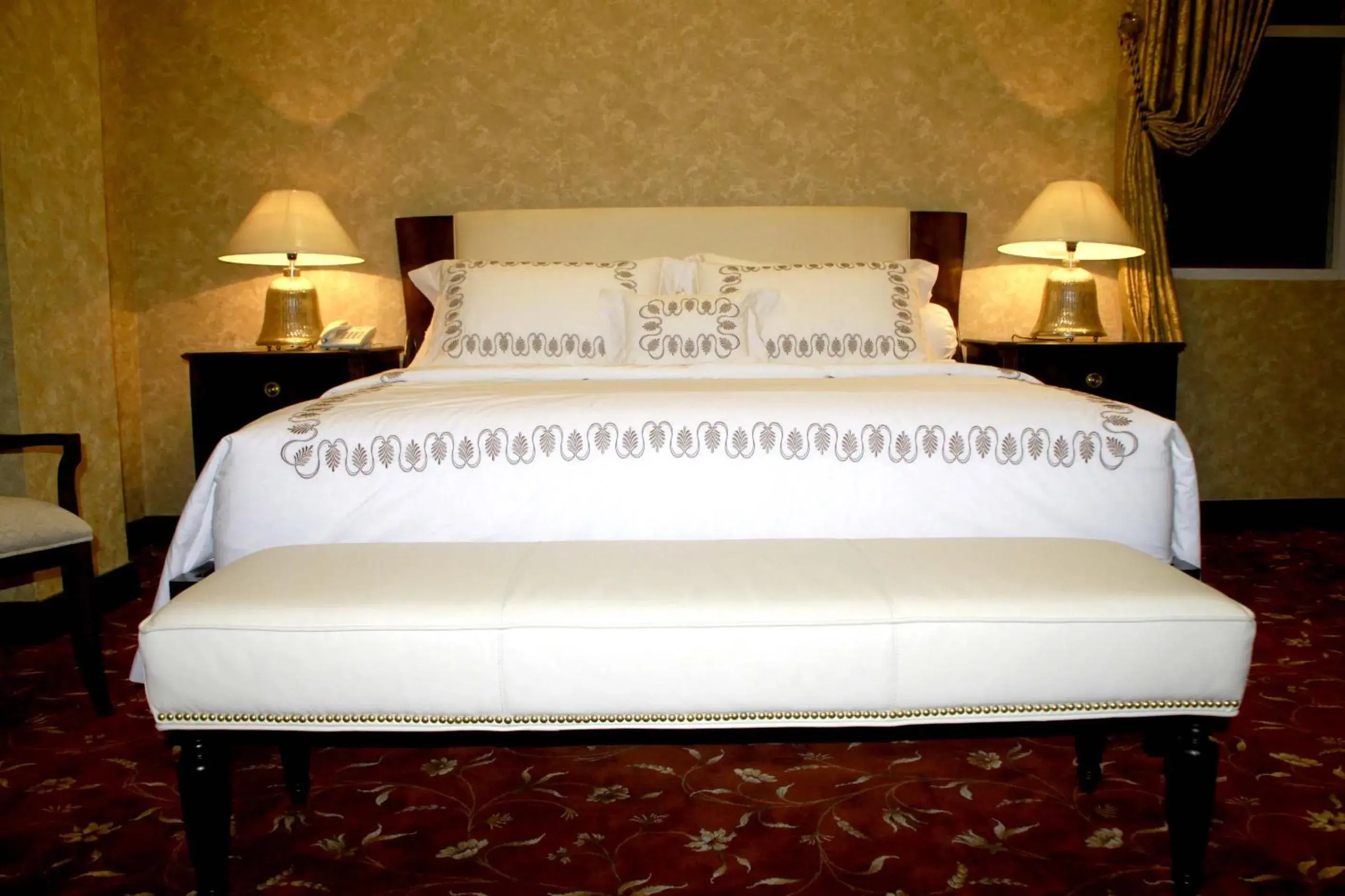 Bed in Grand Q Hotel Gorontalo