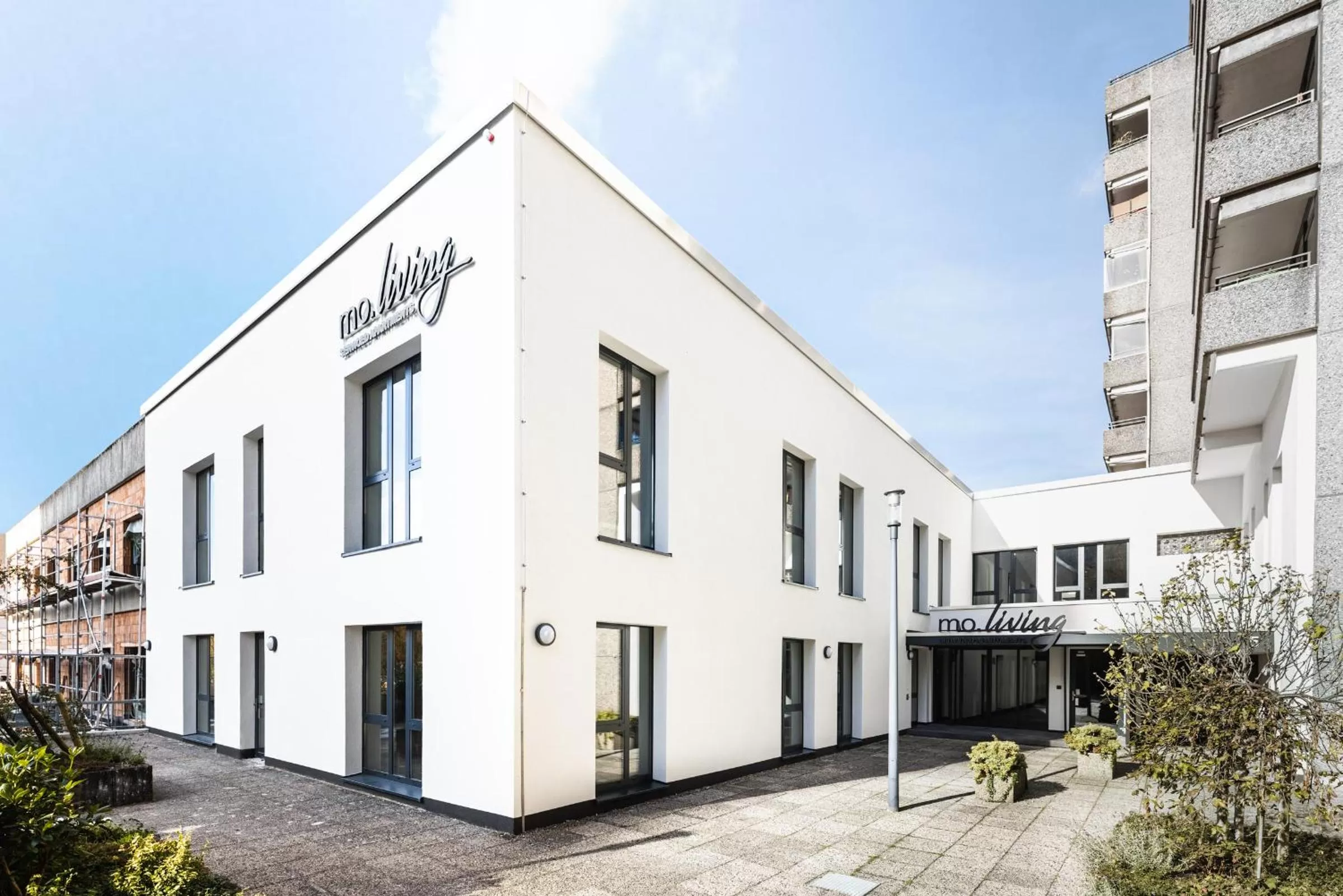 Property building in MoLiving - Design Hotel & Apartments Düsseldorf-Neuss