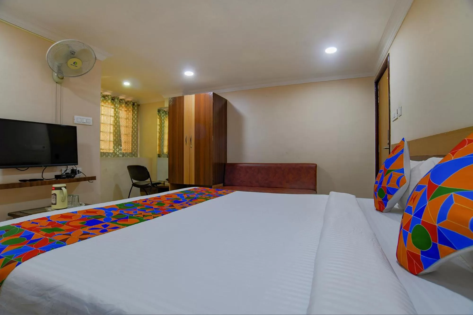 Bedroom, Bed in FabHotel Pishori