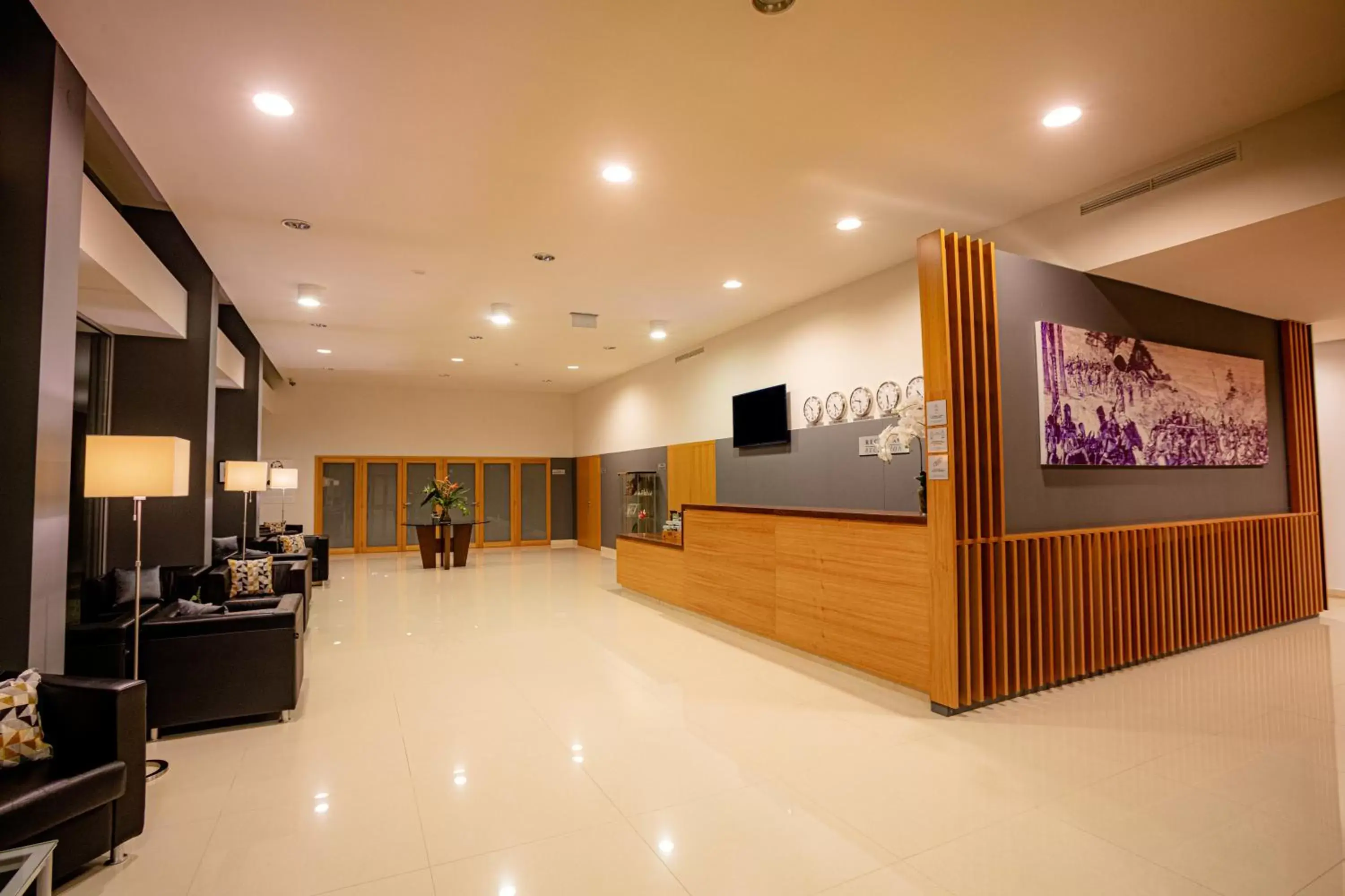 Communal lounge/ TV room, Lobby/Reception in Luna Arcos Hotel Nature & Wellness