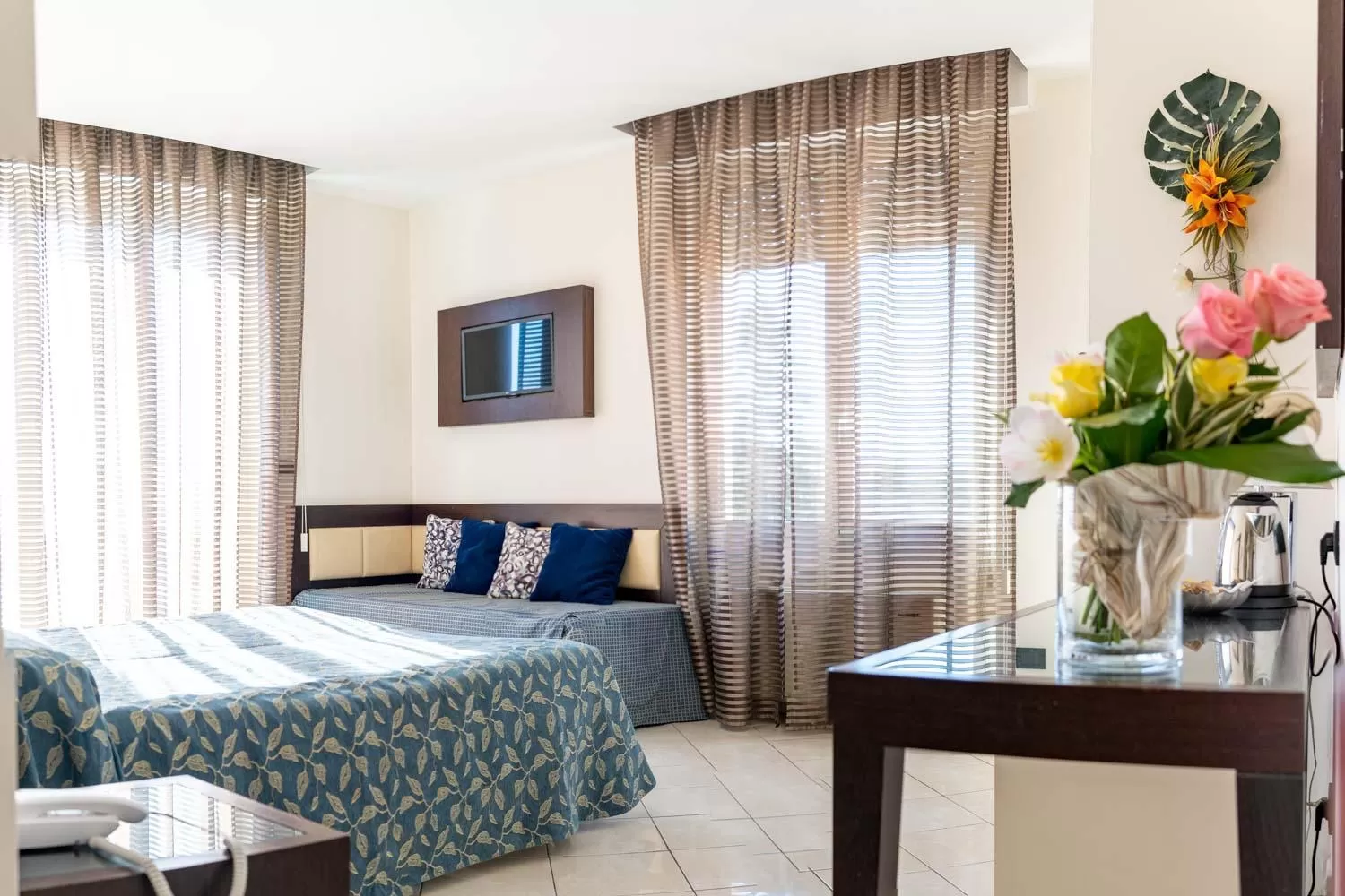 Bed in Hotel Marinella