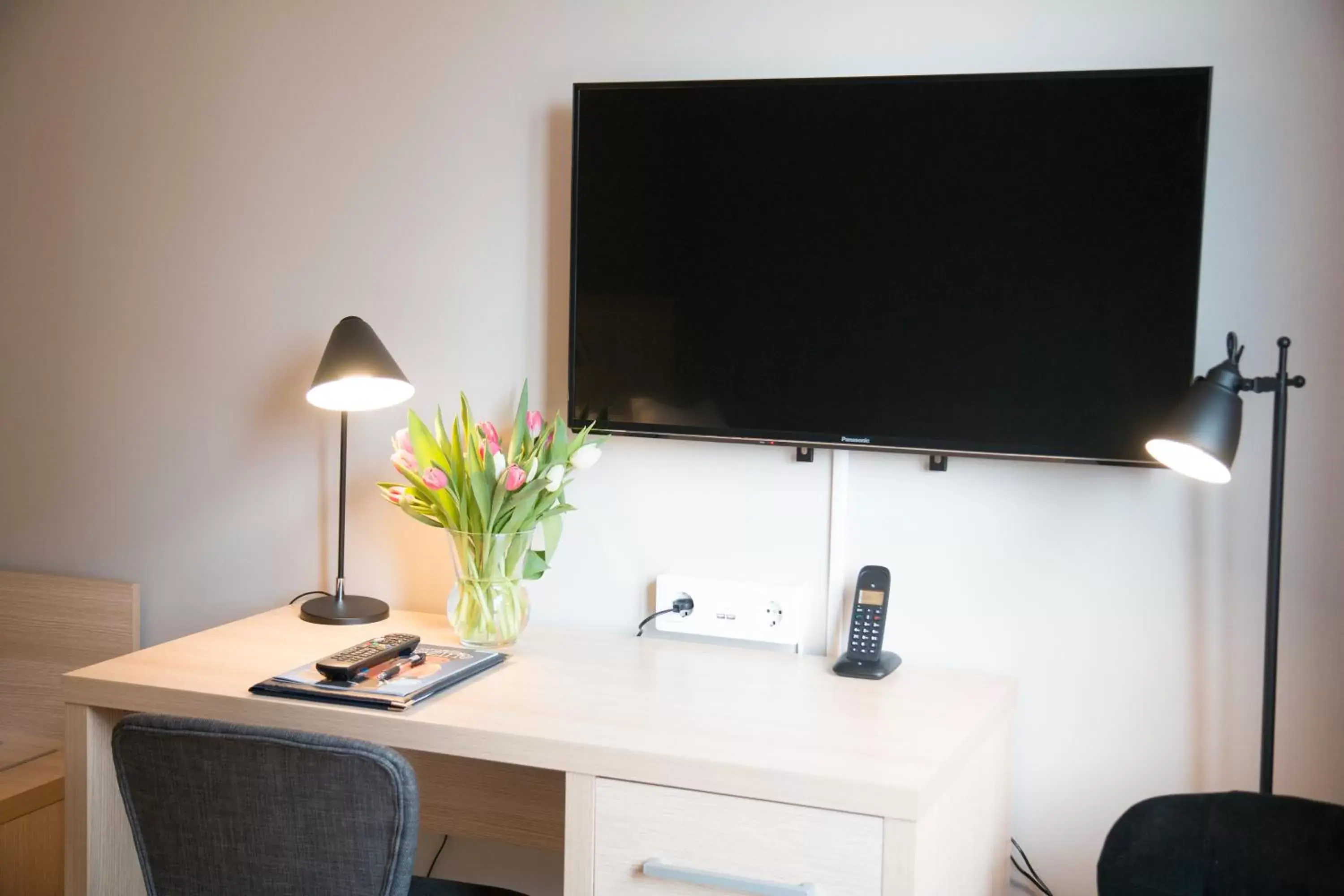 TV and multimedia, TV/Entertainment Center in Hotell Aston