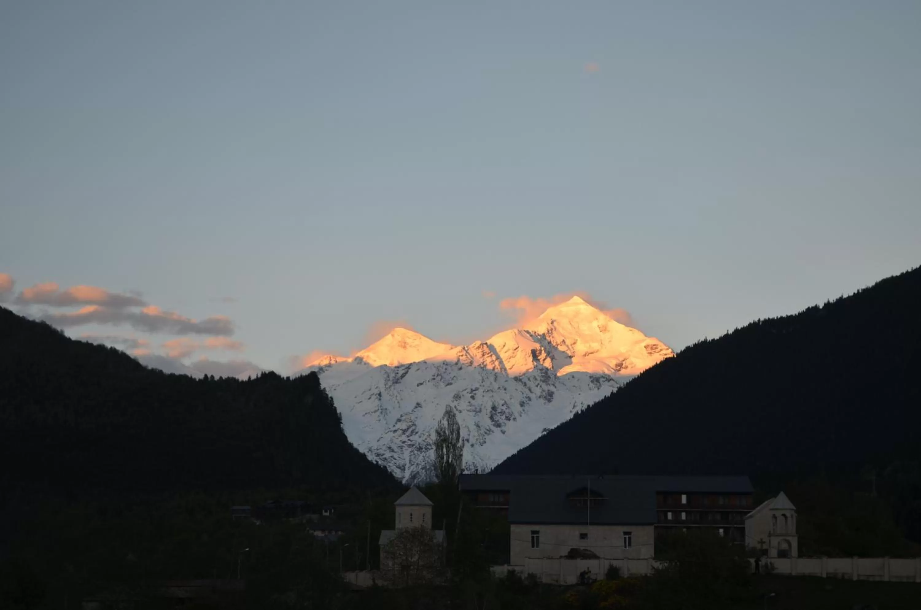 Mountain view in Hotel Svanseti