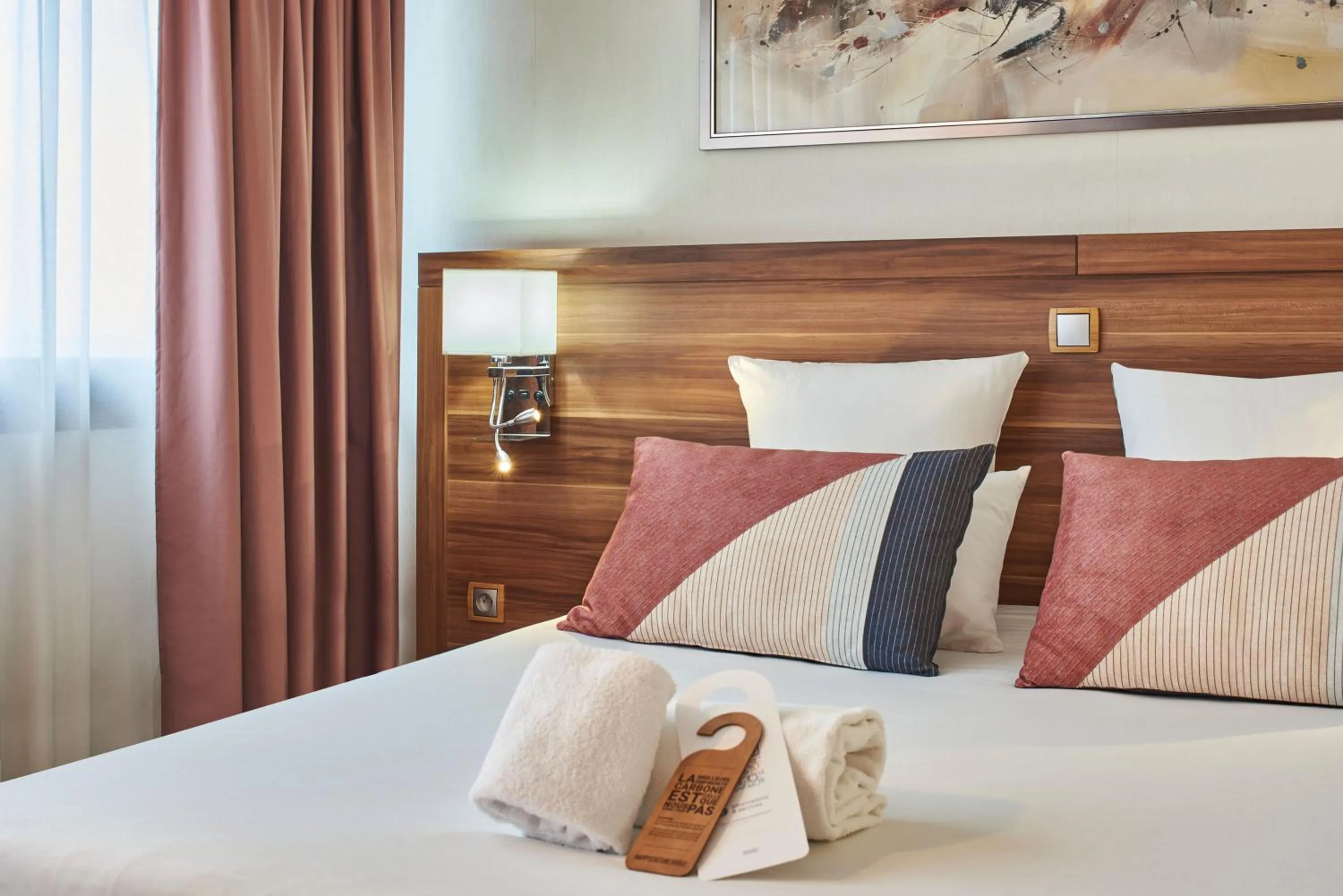 Bedroom, Bed in Hotel Gatsby by HappyCulture