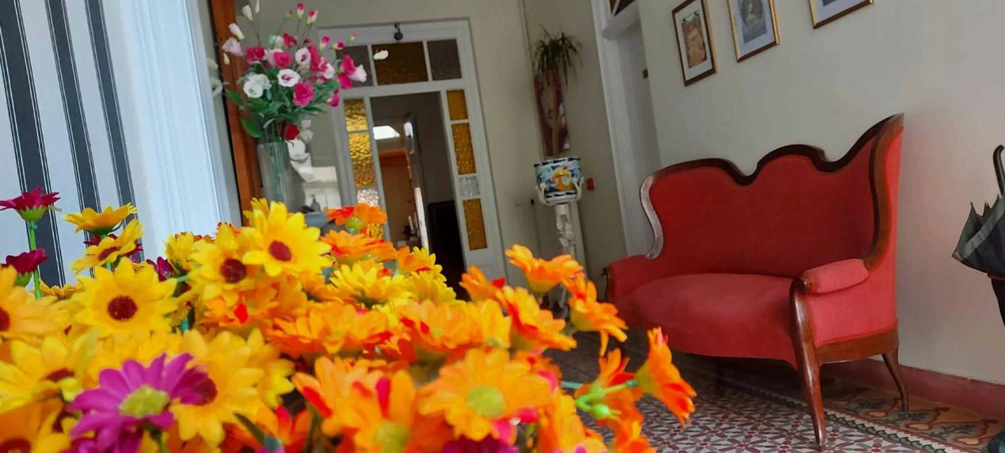 Lobby or reception in Hotel Noucentista