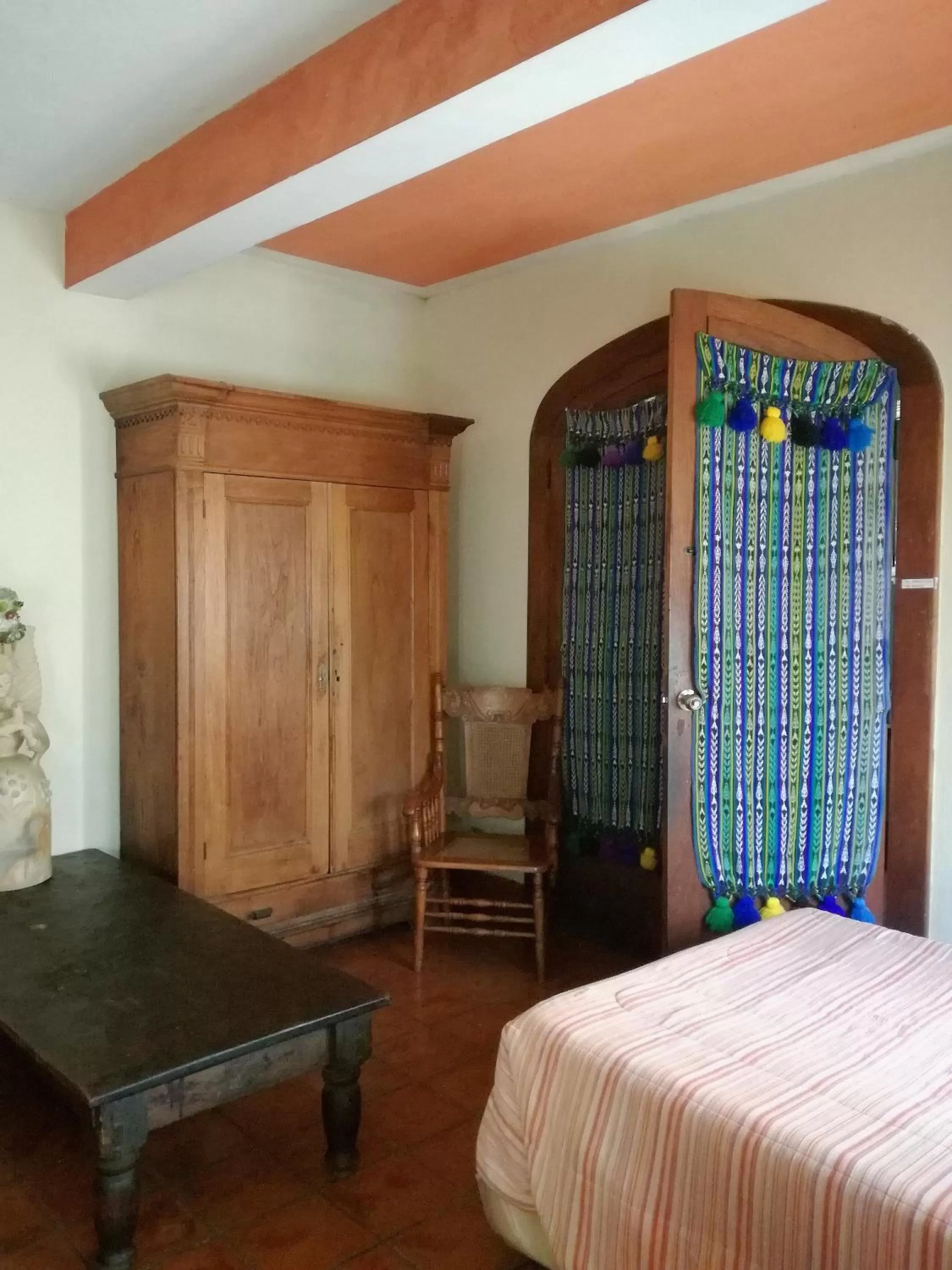 Decorative detail, Bed in Posada San Sebastian