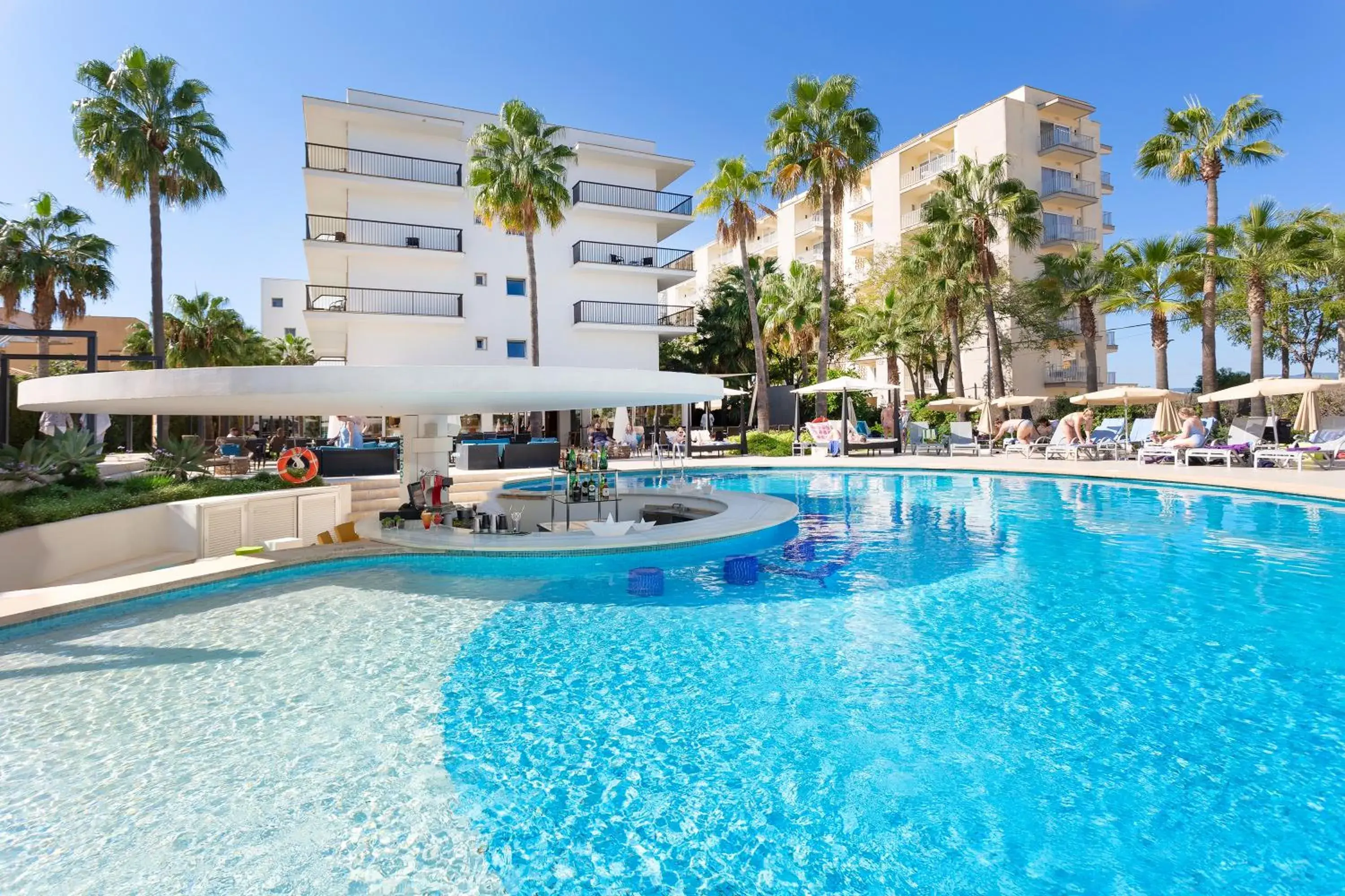Lounge or bar, Swimming Pool in Hotel JS Palma Stay - Adults Only