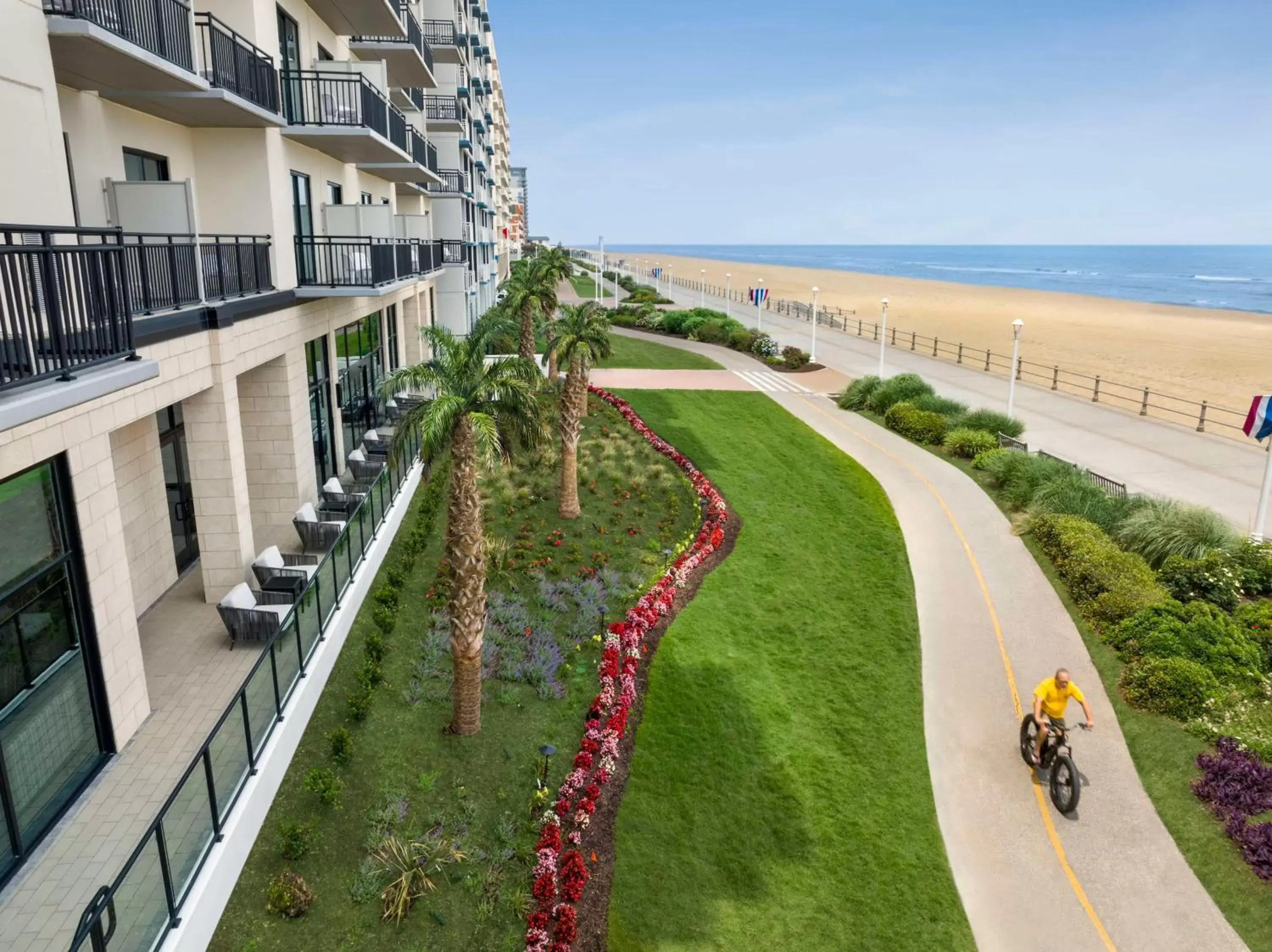 Pool View in Hyatt Place Virginia Beach Oceanfront