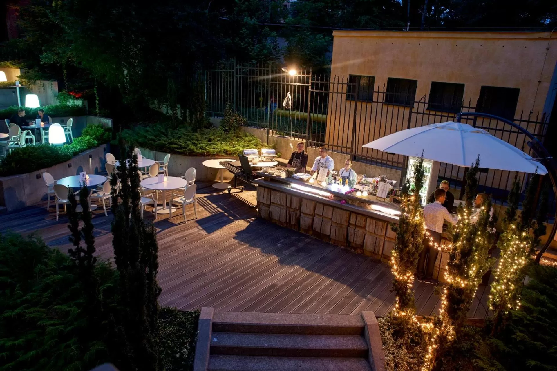 Garden in Hotel Bulwar