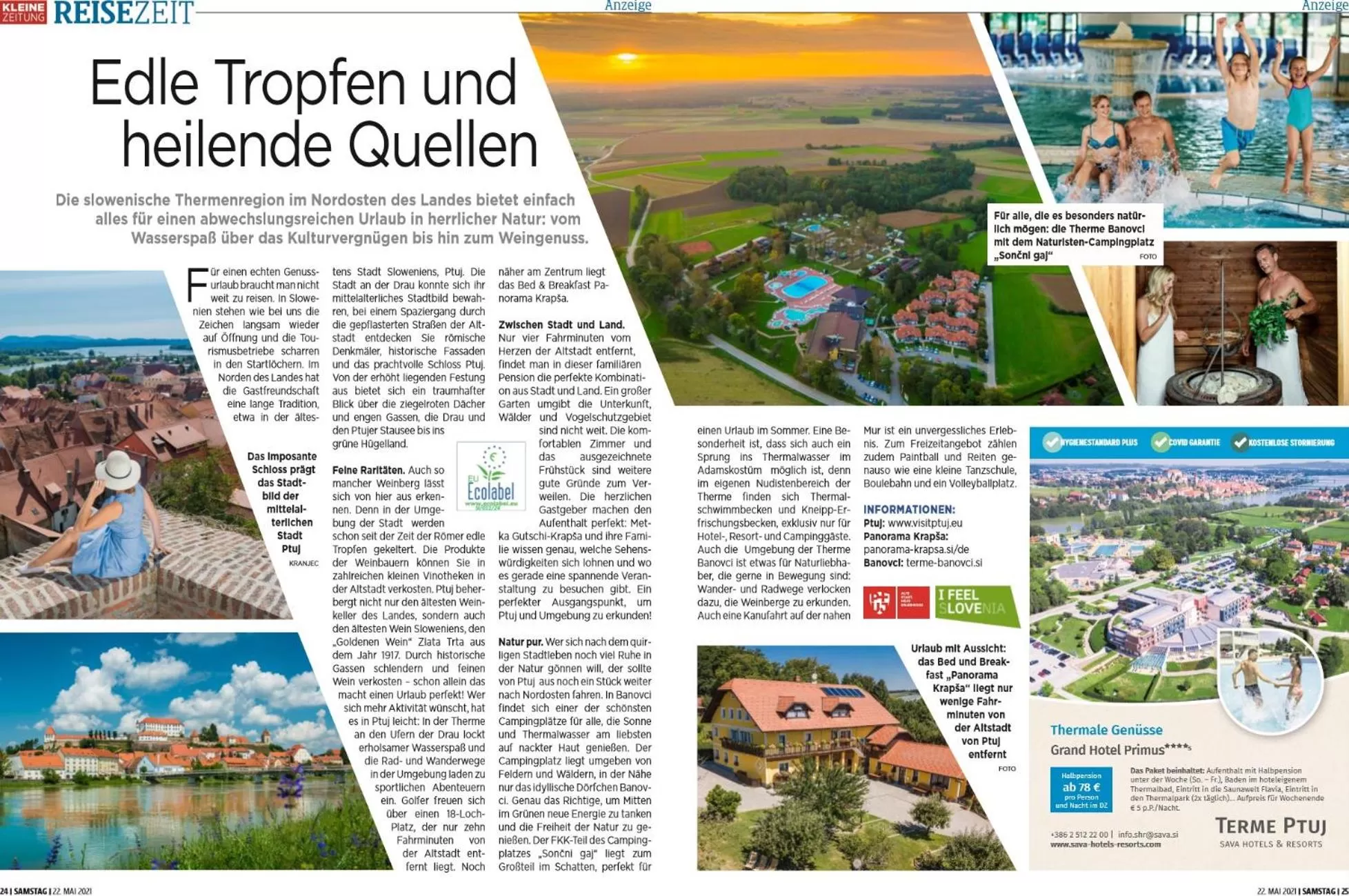 Certificate/Award in Panorama B&B