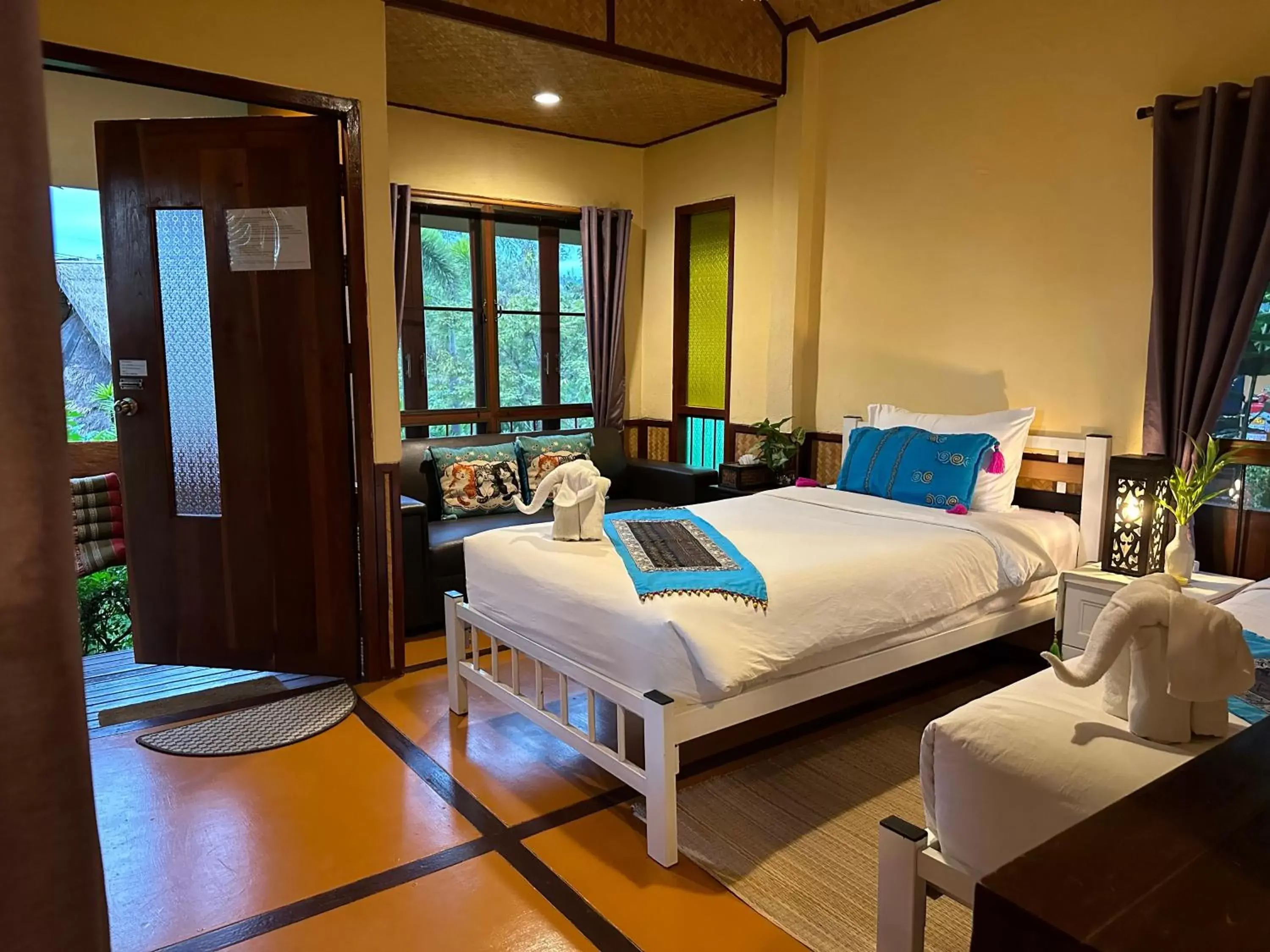 Bedroom in Pura Vida Pai Resort