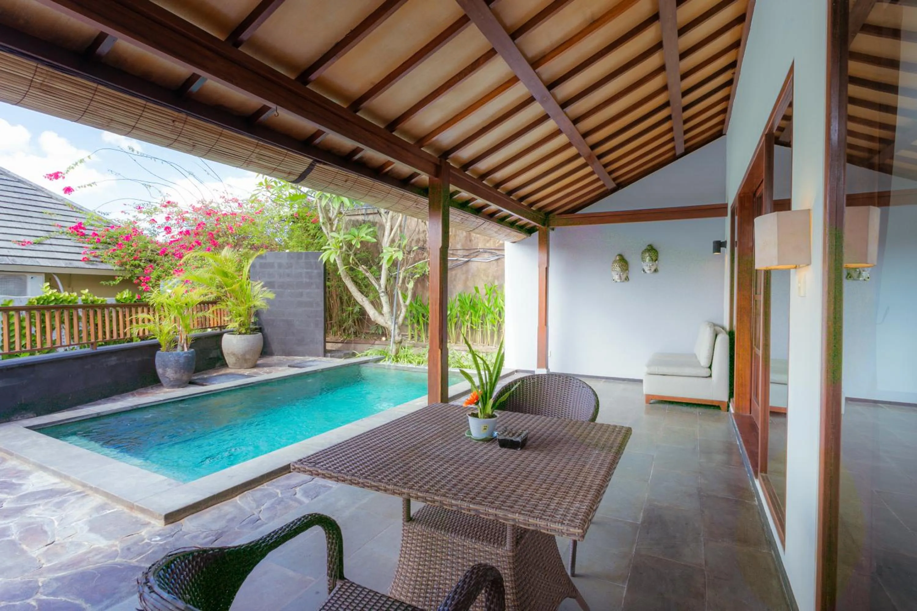 Seating area in The Canggu Boutique Villas