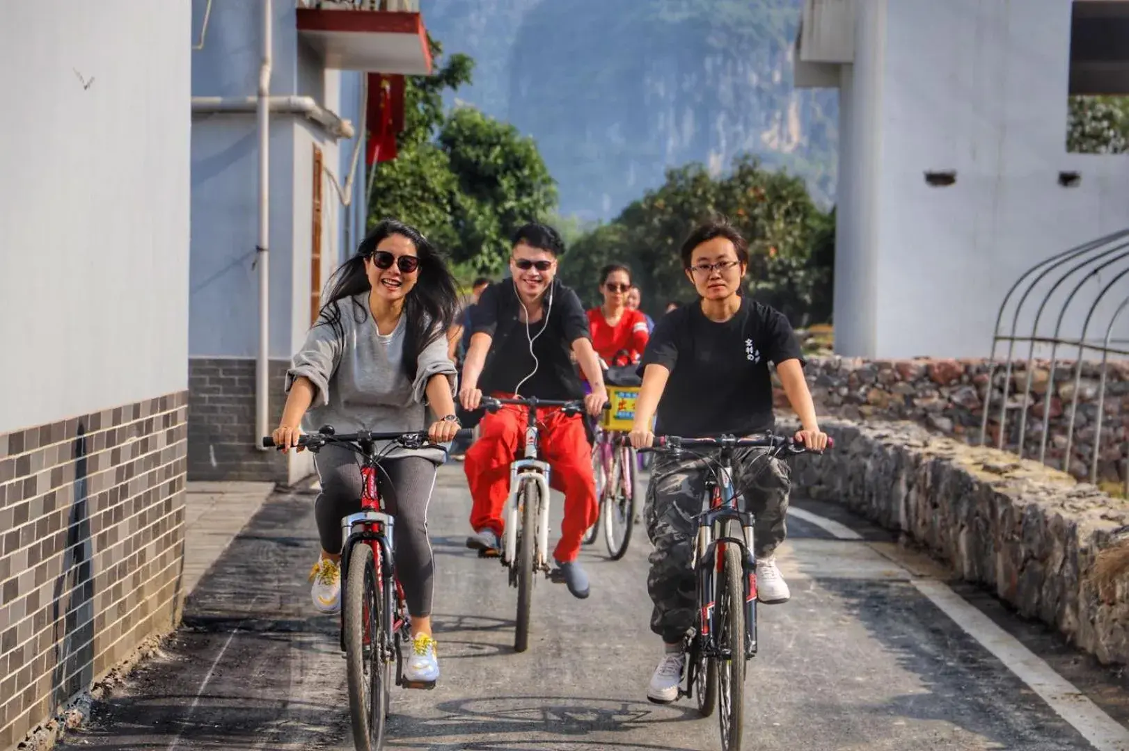 Biking in Yangshuo Zen Garden Resort