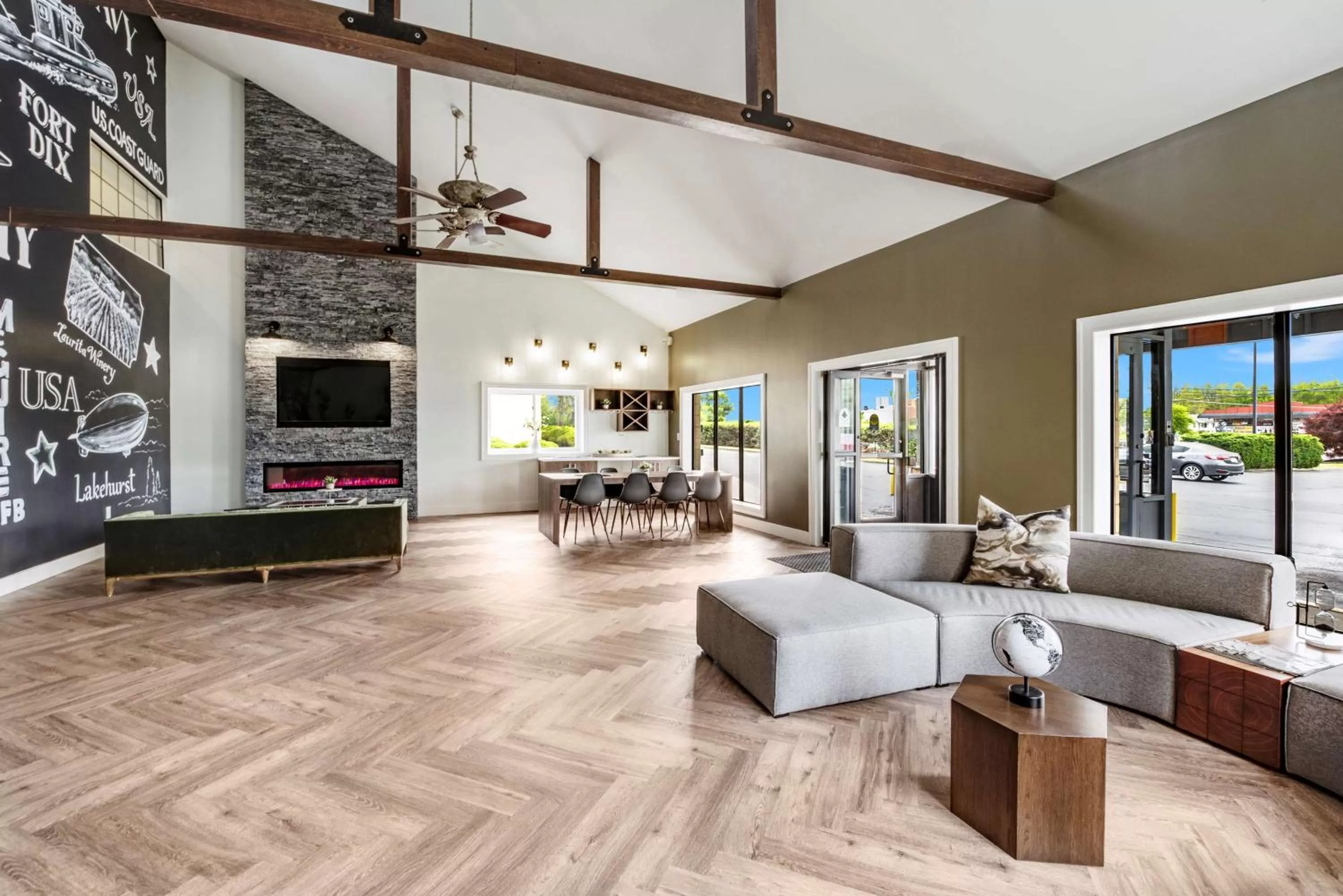 Lobby or reception in SureStay Plus Hotel by Best Western McGuire AFB Jackson