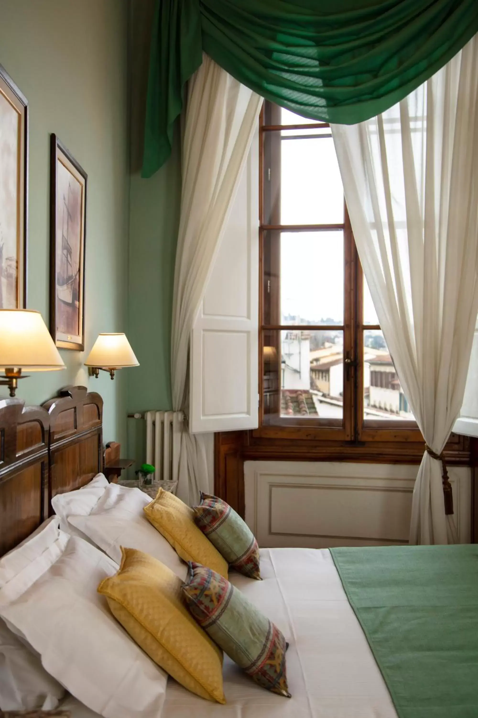 Bed in Hotel Palazzo Guadagni