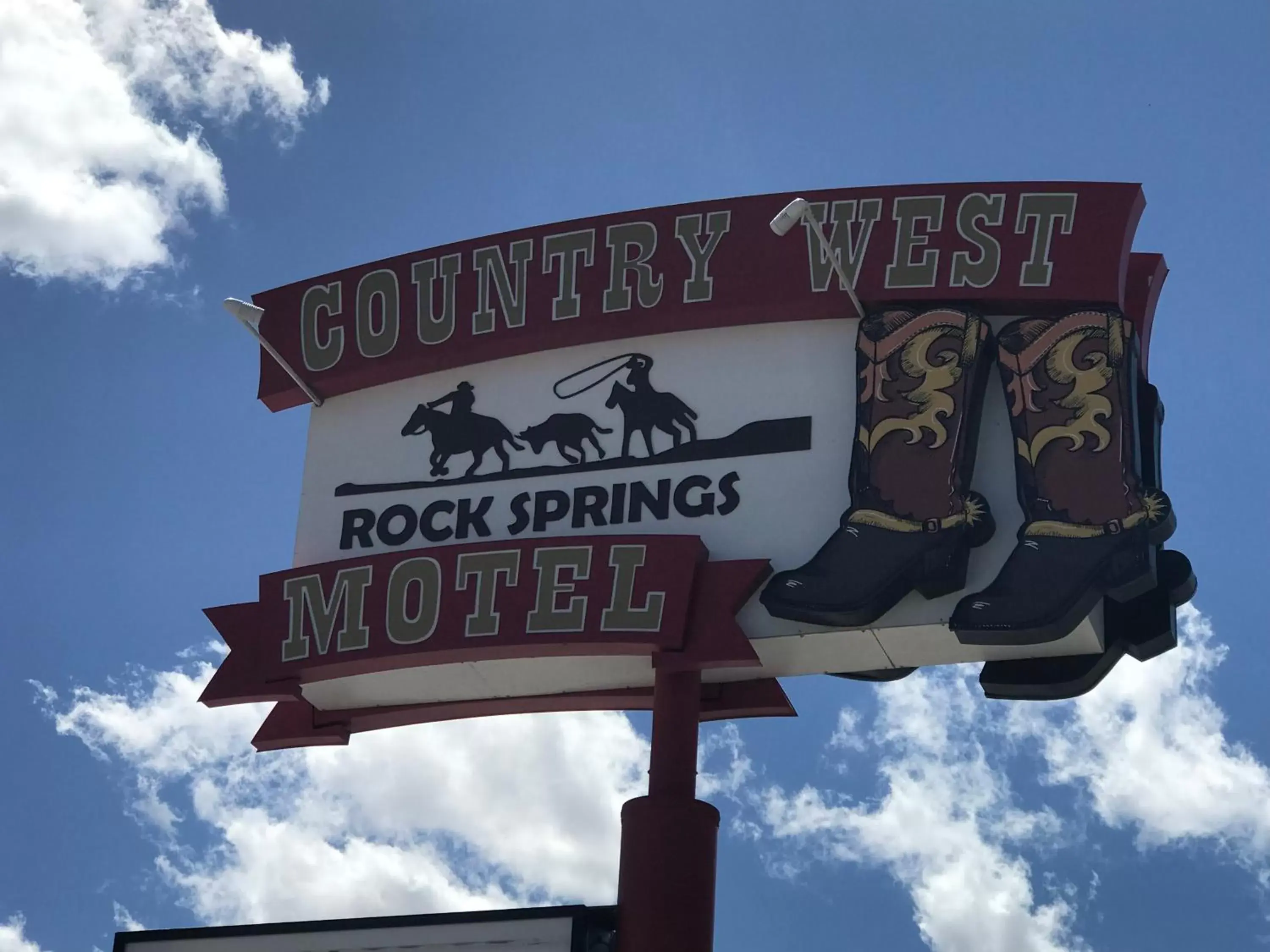 Property logo or sign in Country West Motel of Rock Springs
