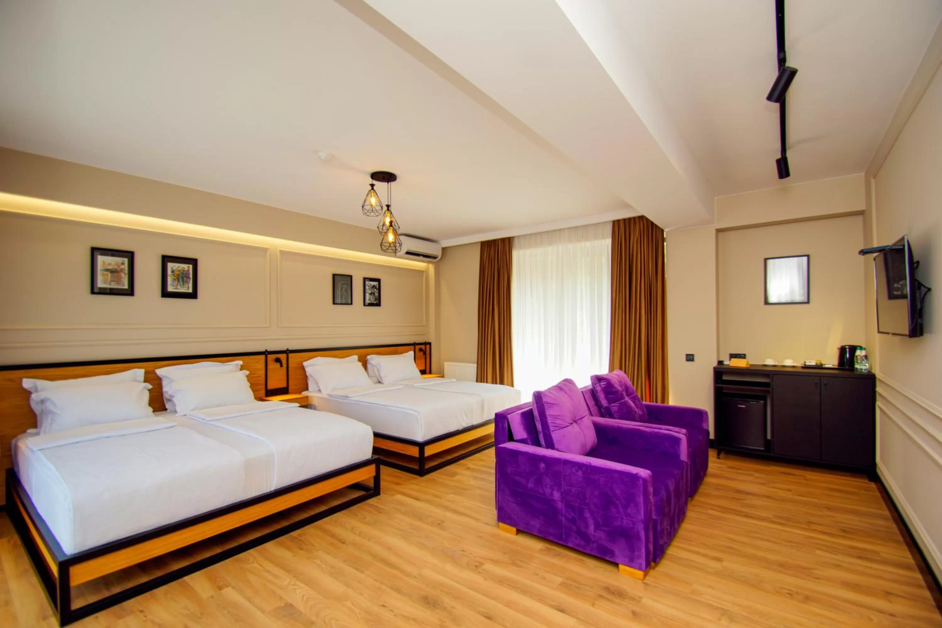 Photo of the whole room, Bed in Borjomi Bridge Hotel