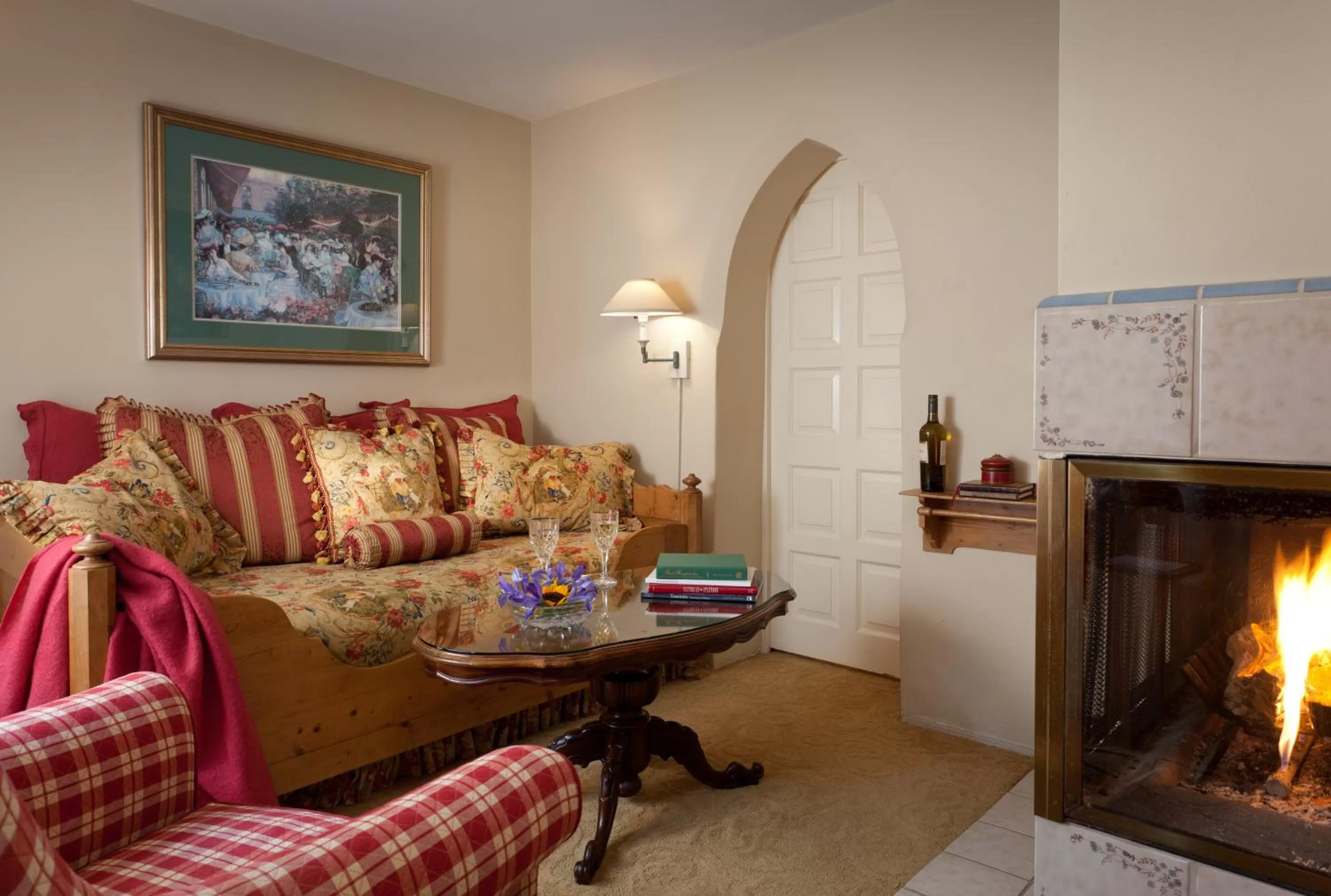 Seating area in Old Monterey Inn