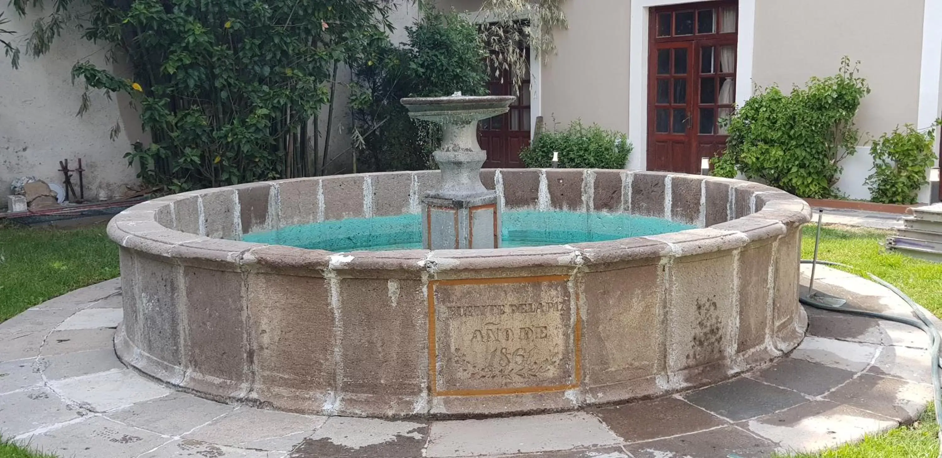 Patio, Swimming Pool in Hotel San Francisco Tlaxcala