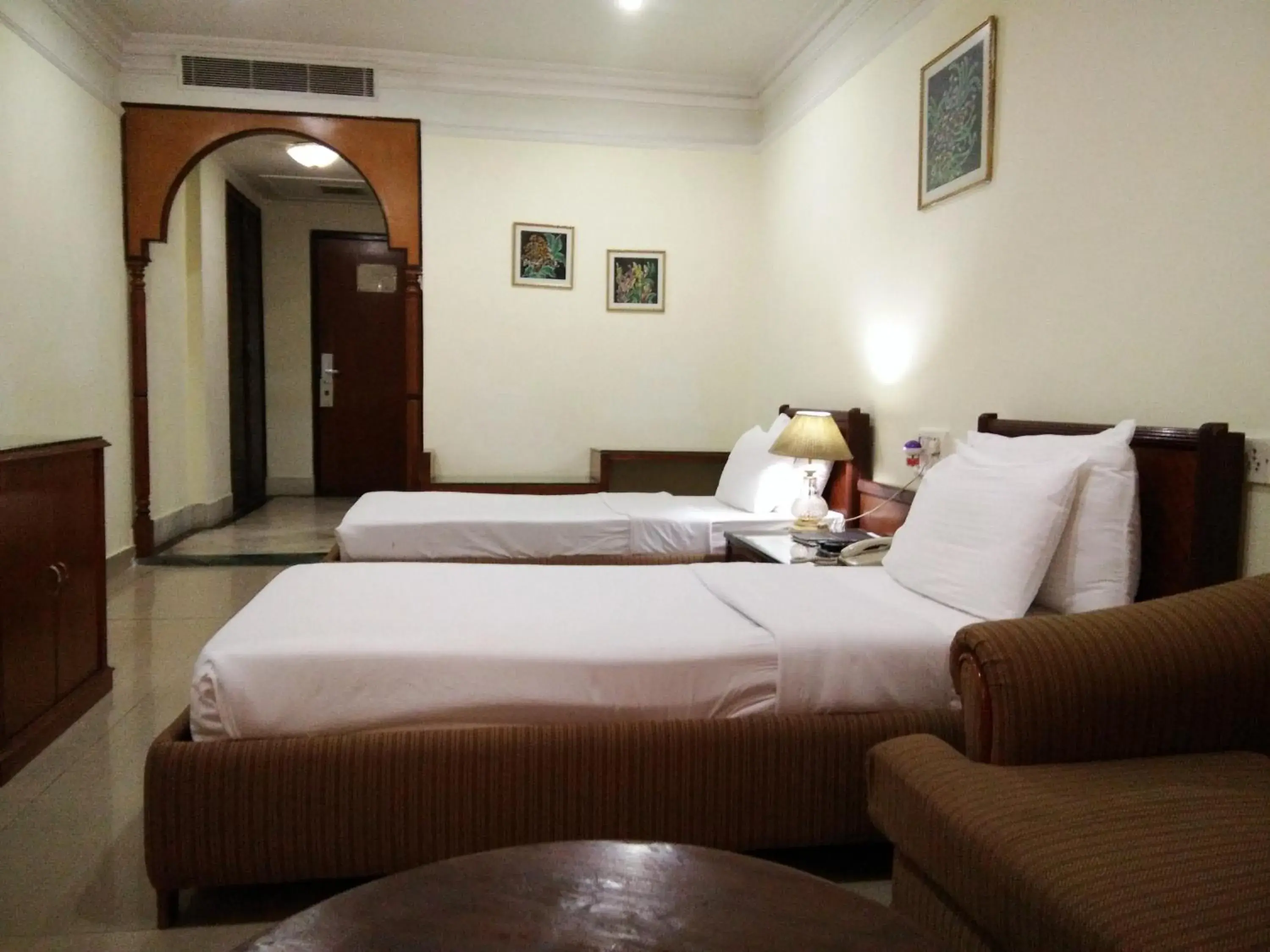 Bed in Empires Hotel