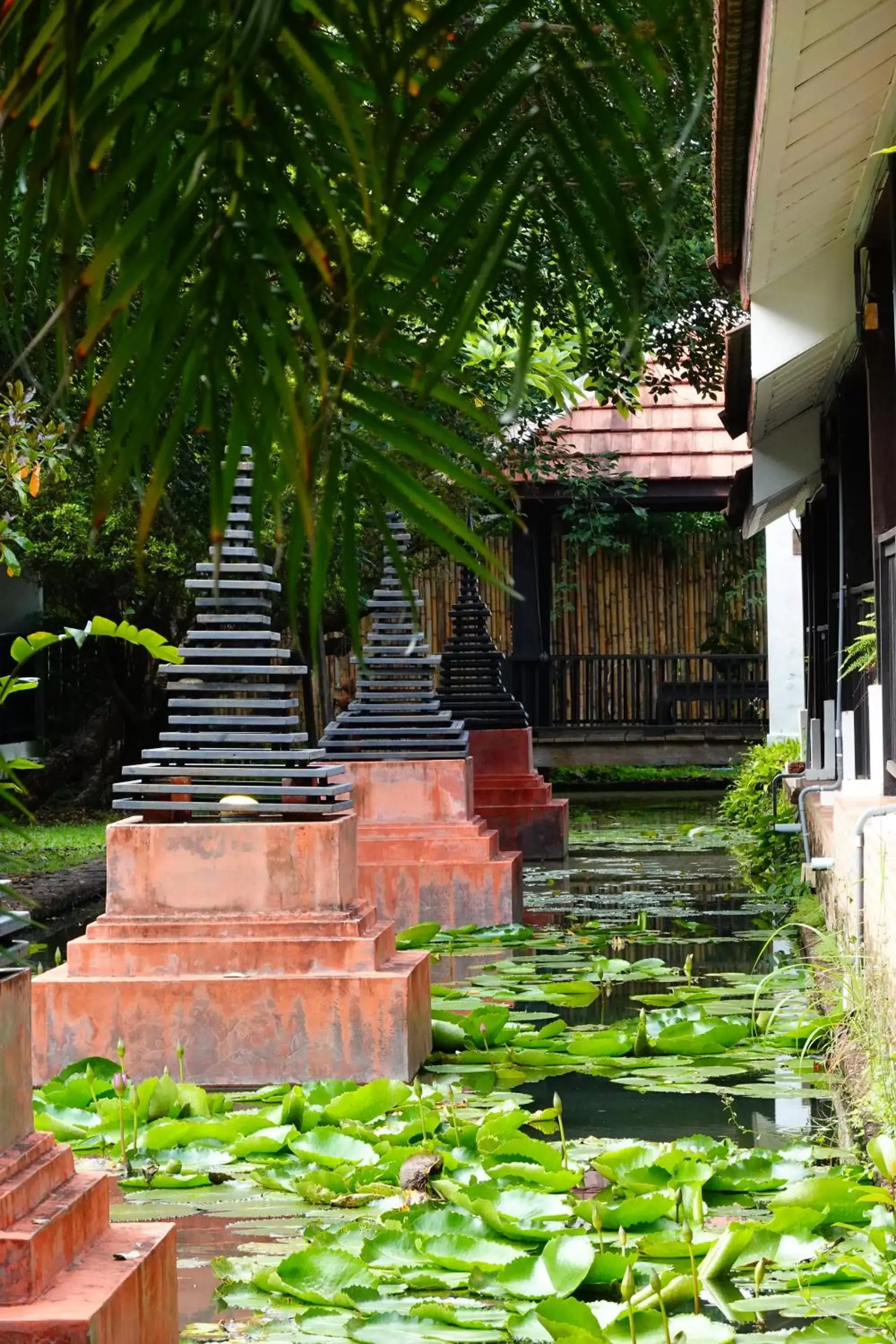 Garden in Tharaburi Resort